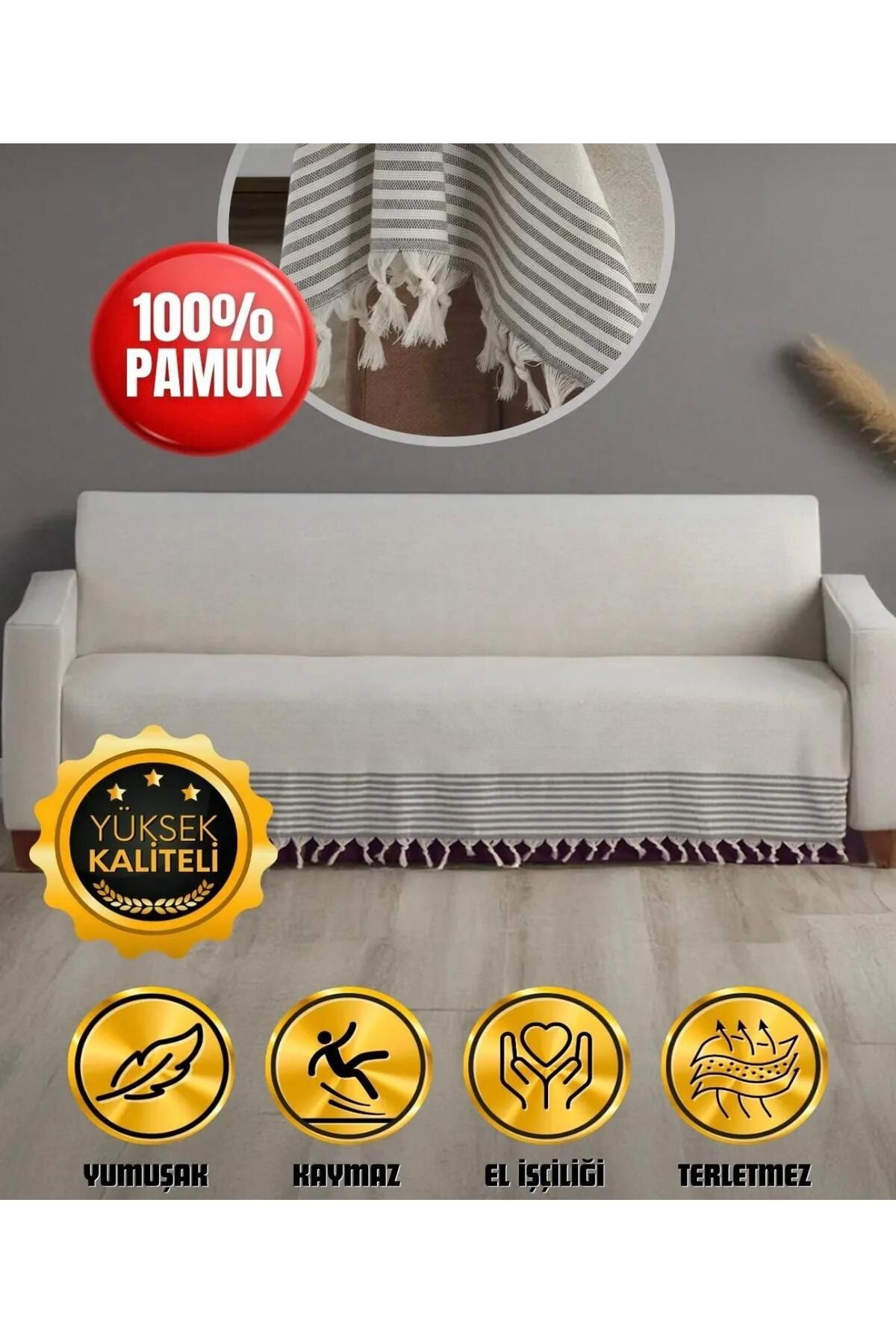 Home Saçaklı Koltuk Örtüsü