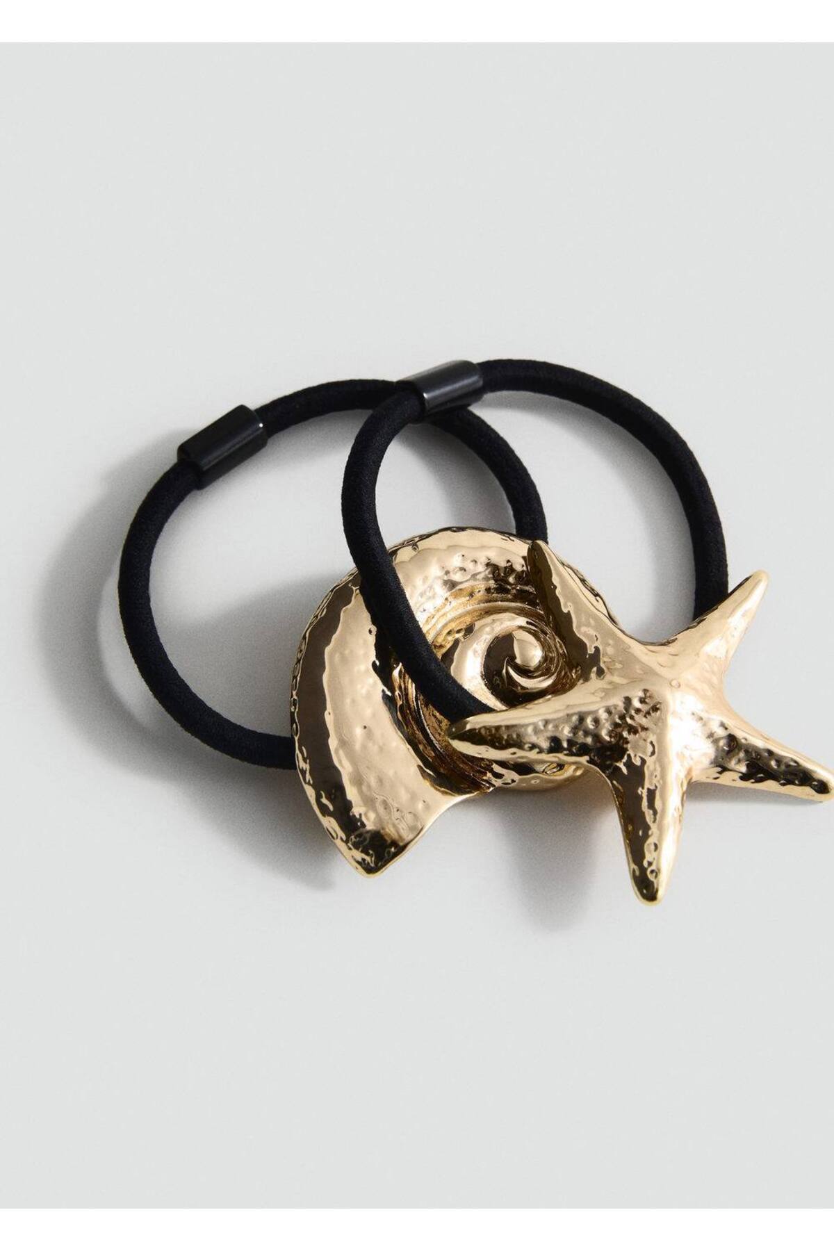 Deniz tasarımlı saç lastiği seti