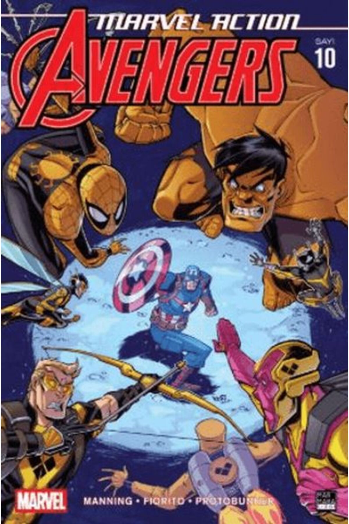 Marmara Çizgi Yayınları Marvel Action Avengers Sayı 10