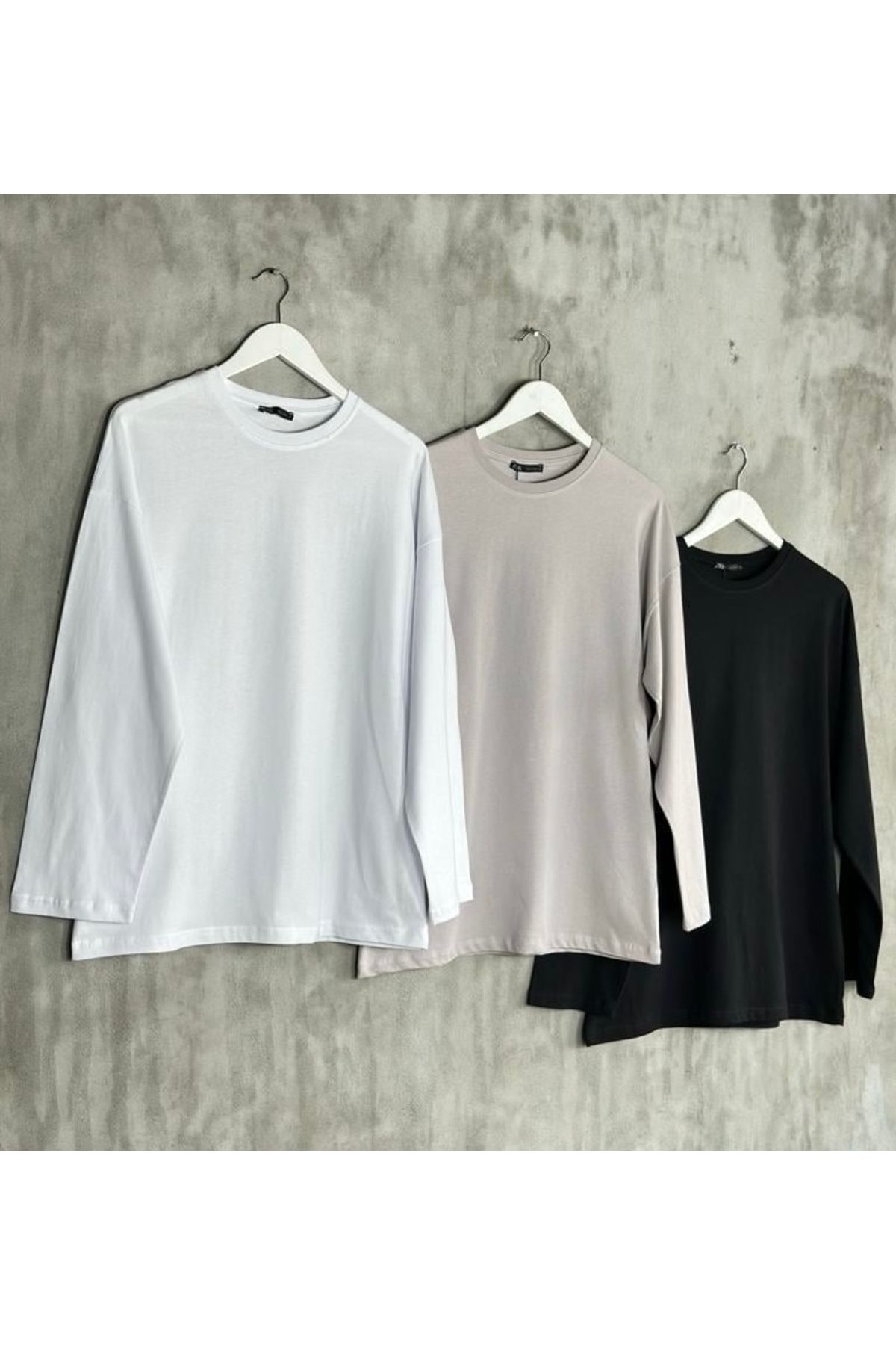 yeap collection Uzun Kol Basic Tshirt