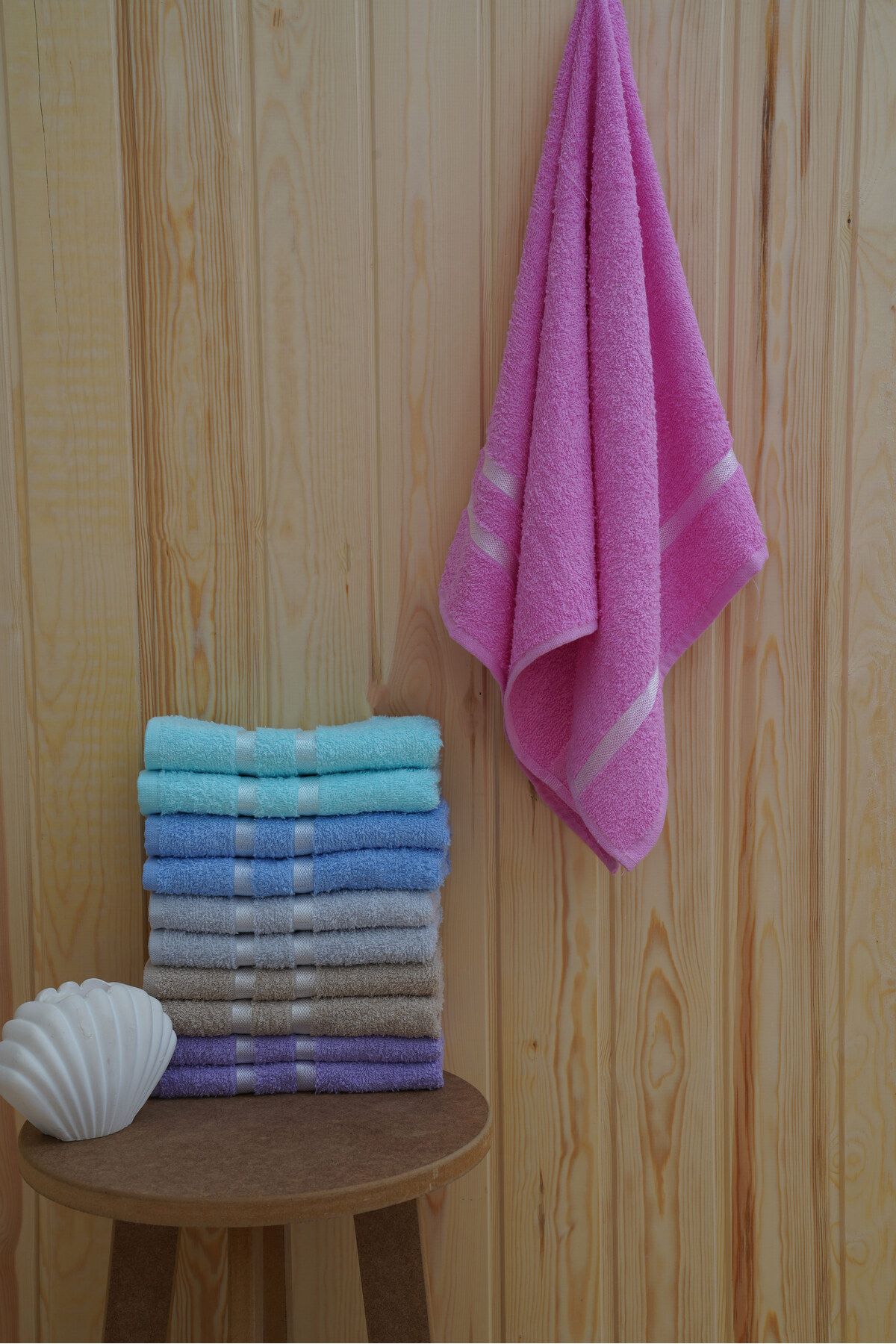 ARVEN HOME COLLECTİON ŞERİTLİ EL & YÜZ HAVLUSU & YUMUŞAK DOKULU 50x90 Cm 6 ADET