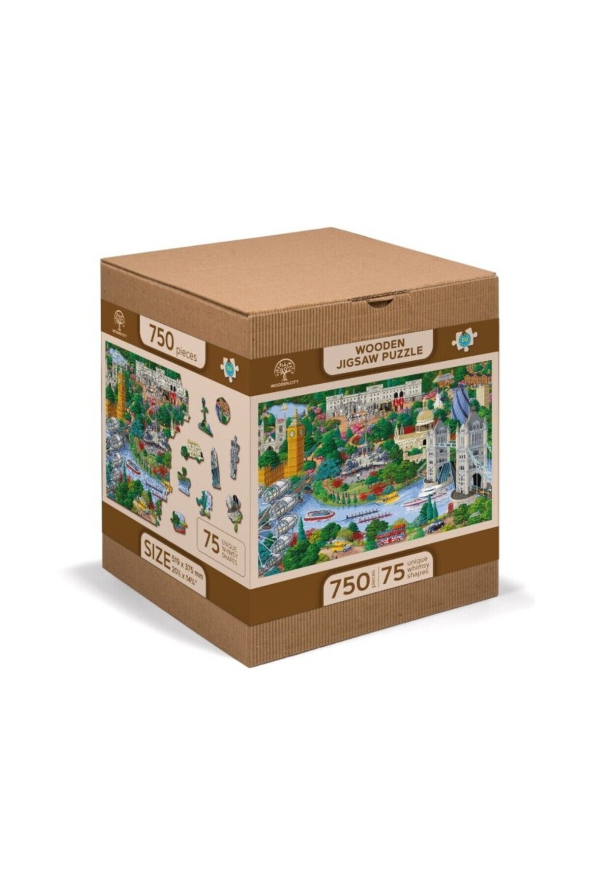 Wooden City-Wooden puzzle London Sights, Wooden City, 750 pieces 9