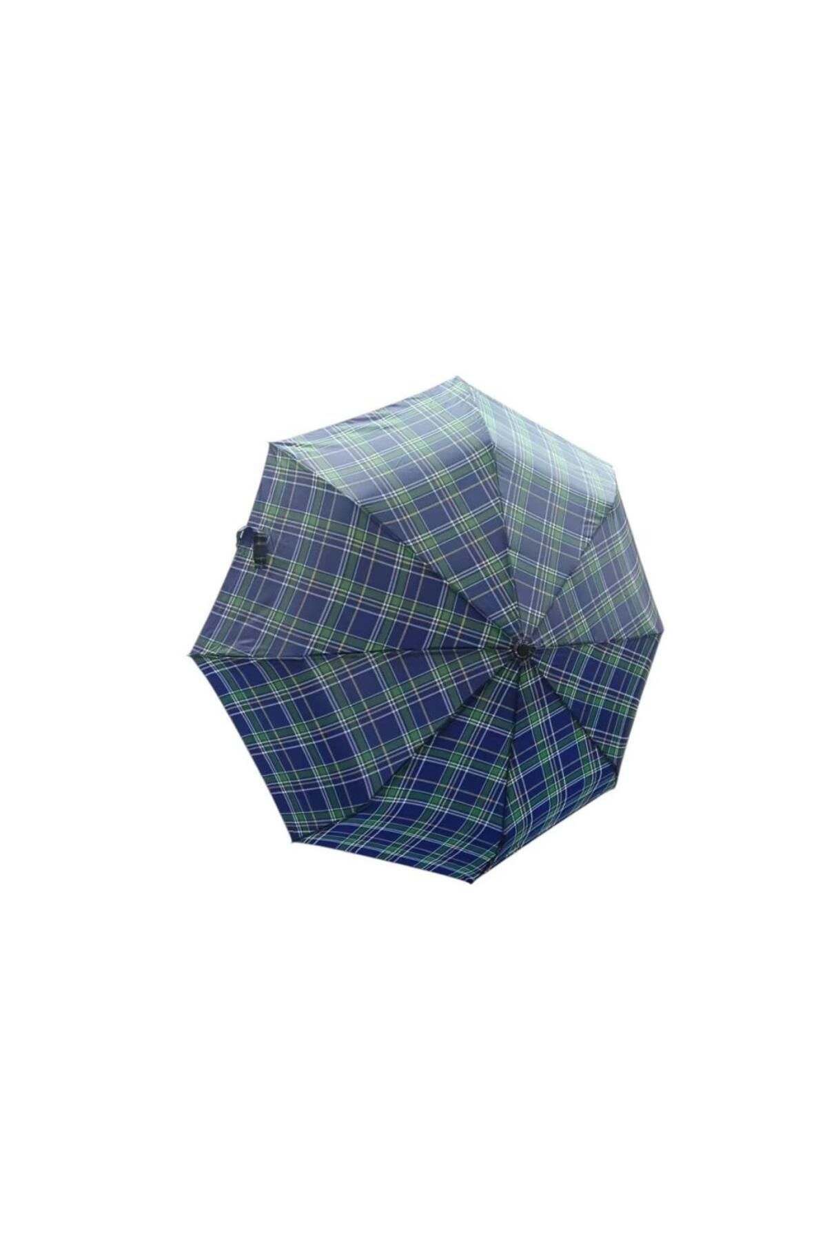 Shop58 Nessiworld TK-3602 Katlanır Otomatik Şemsiye 8 Telli Desenli