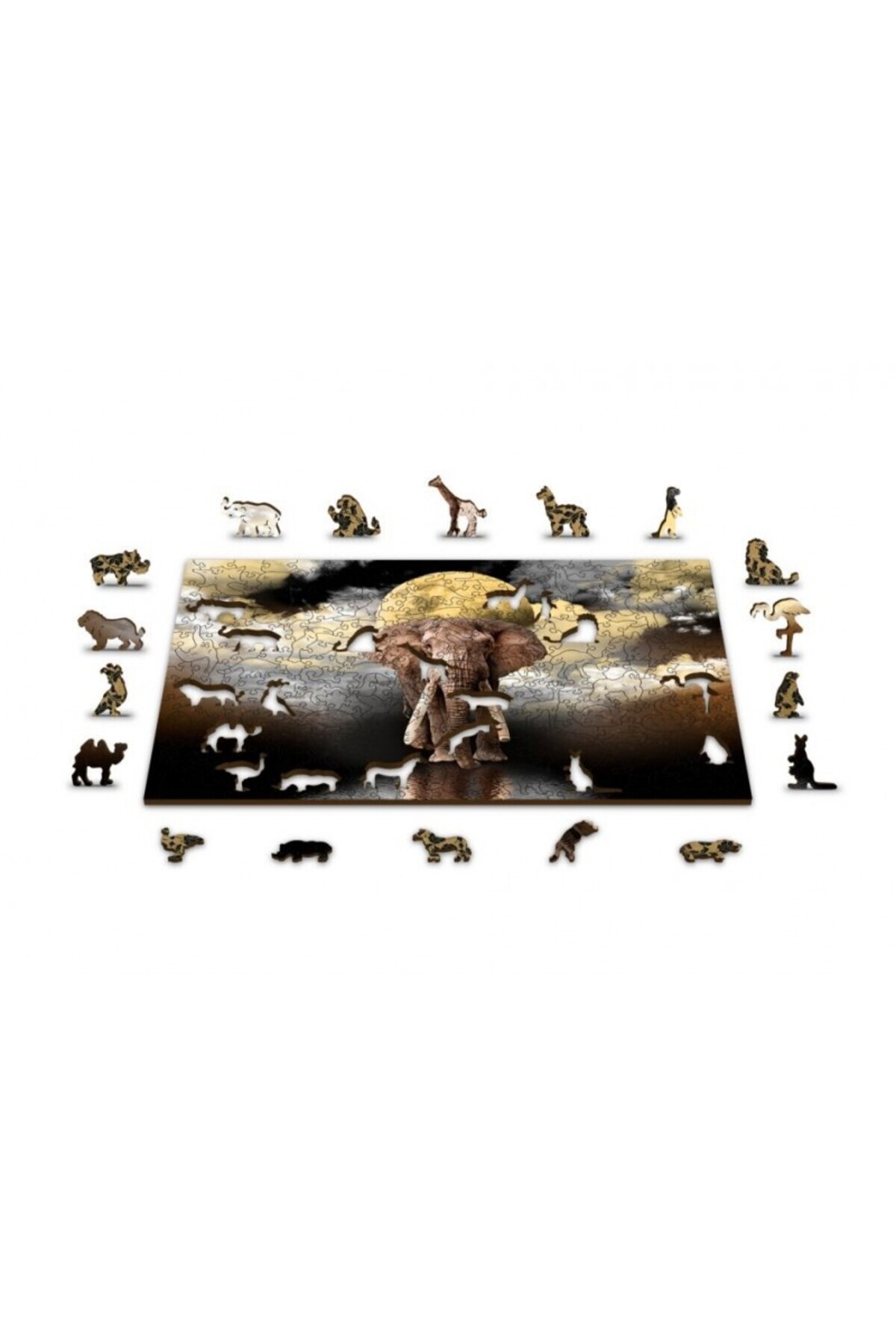 Wooden City-Wooden Puzzle ELEPHANT DREAMS XL, Wooden City, 600 pieces 3
