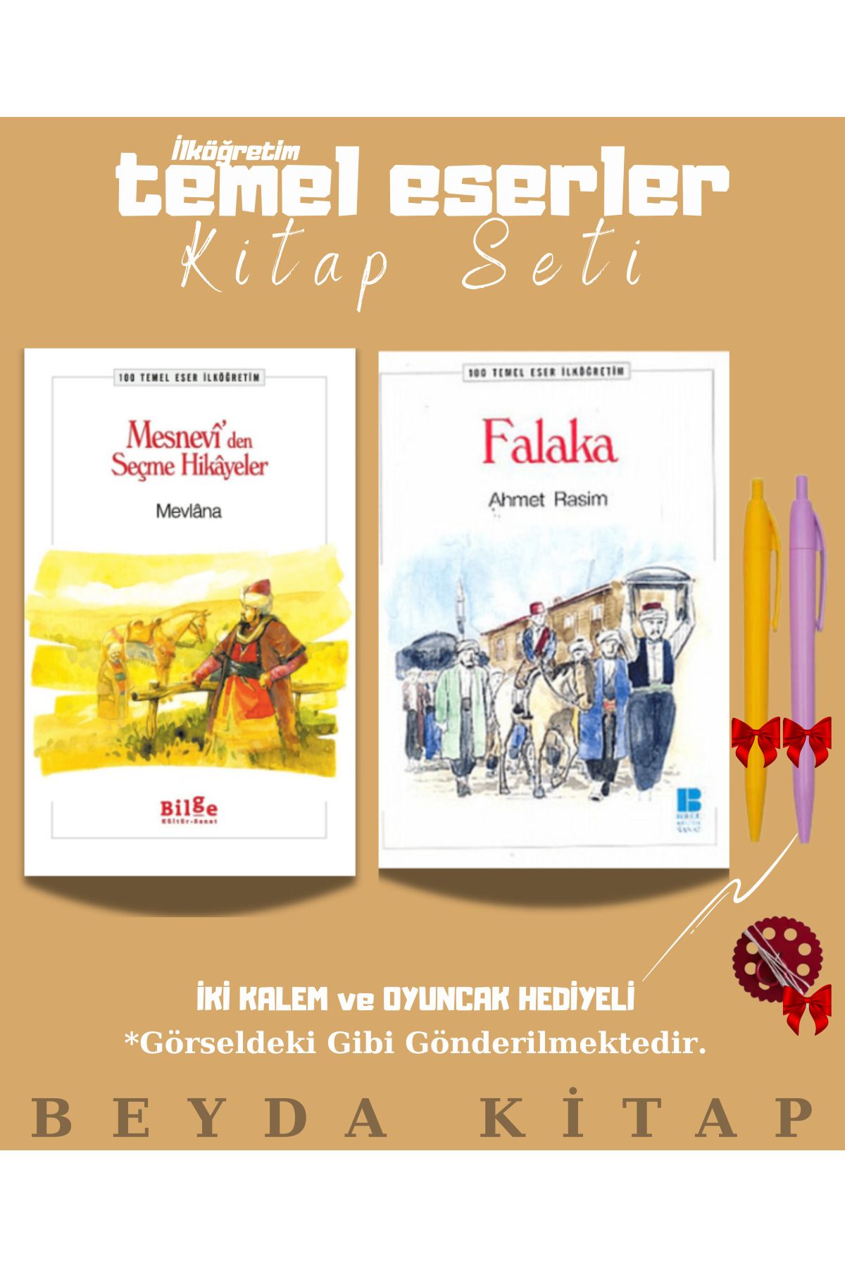 Bilge Kültür Sanat Mesneviden Seçme Hikayeler - Falaka - Oyuncak ve Kalem Hediyeli
