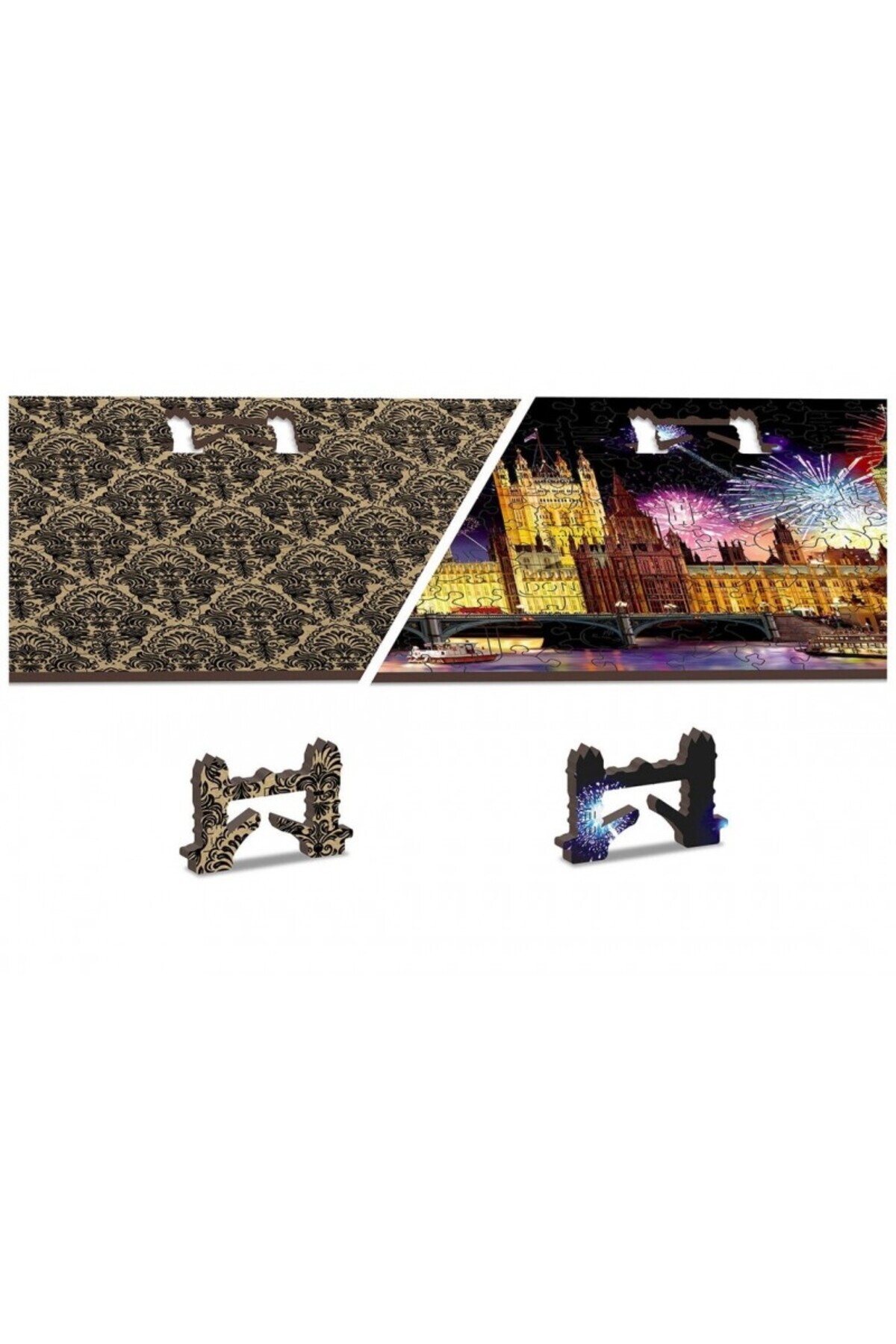 Wooden City-Wooden Puzzle LONDON BY NIGHT XL, Wooden City, 600 pieces 6