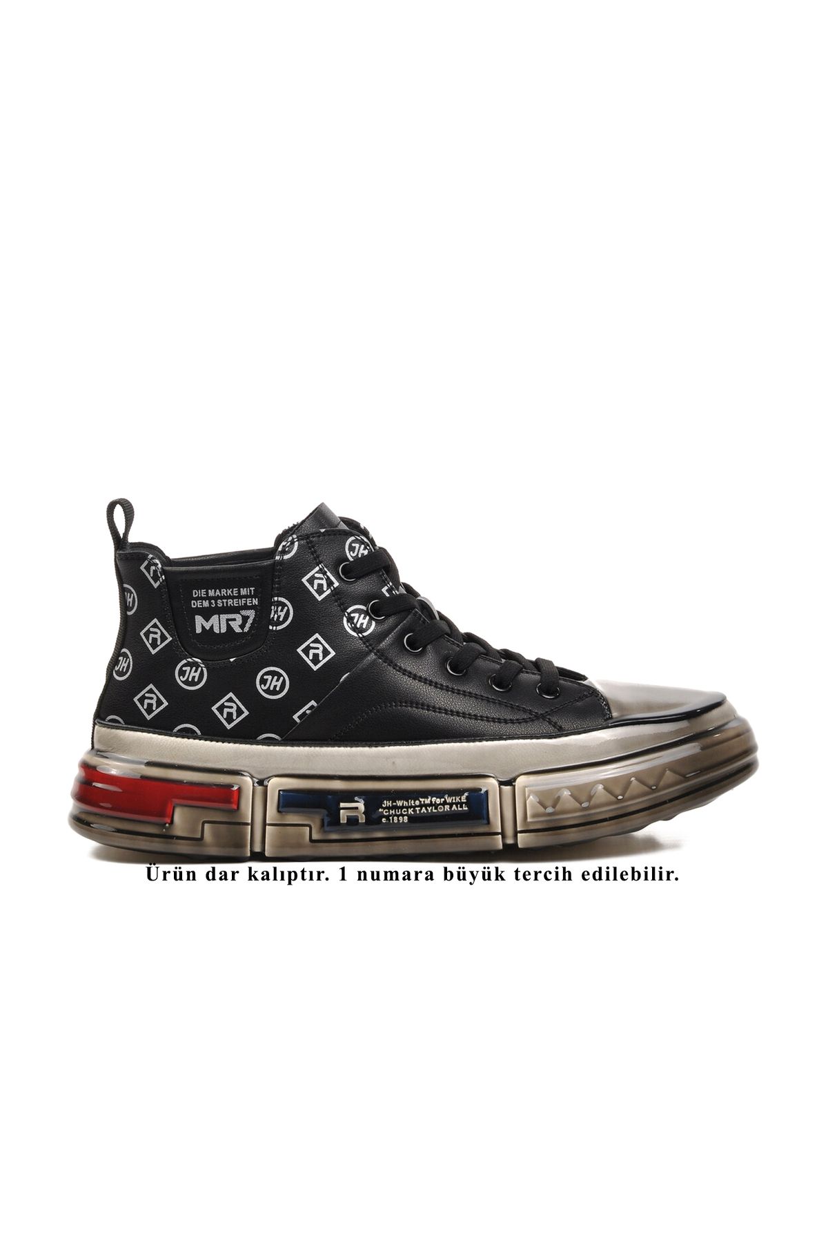 MARCOMEN Siyah Erkek Hi Sneaker