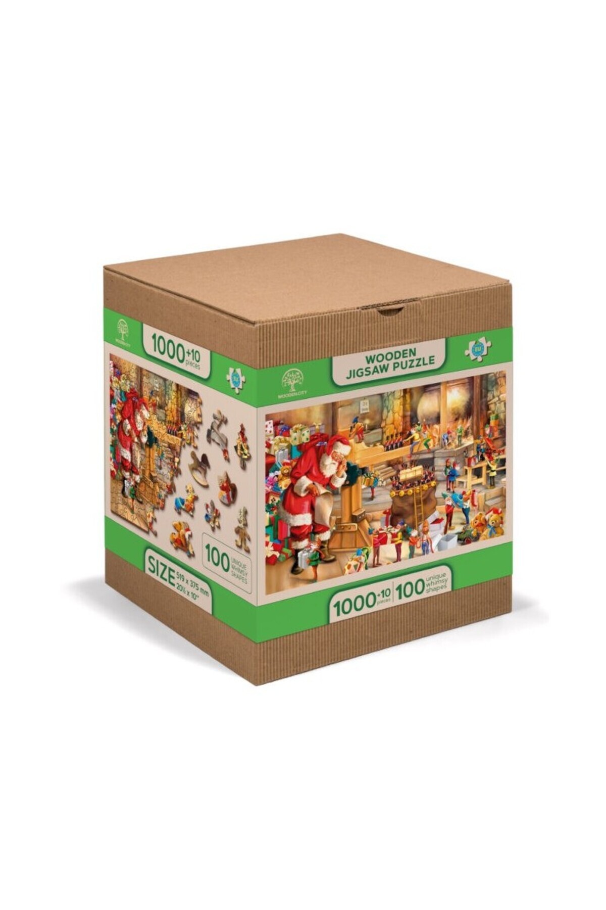 Wooden City-Wooden Puzzle Santa's Workshop L, Wooden City, 505 pieces 3