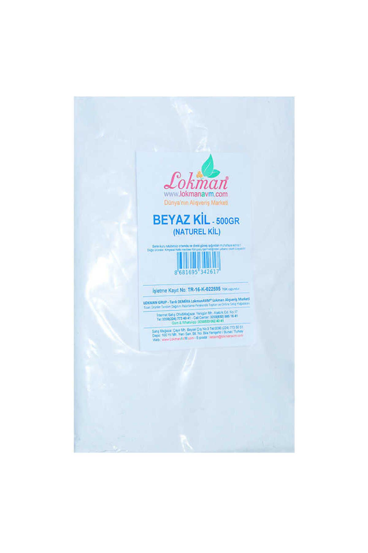 TimeStart Beyaz Kil Öğütülmüş Doğal Saf Naturel 500 Gr Paket