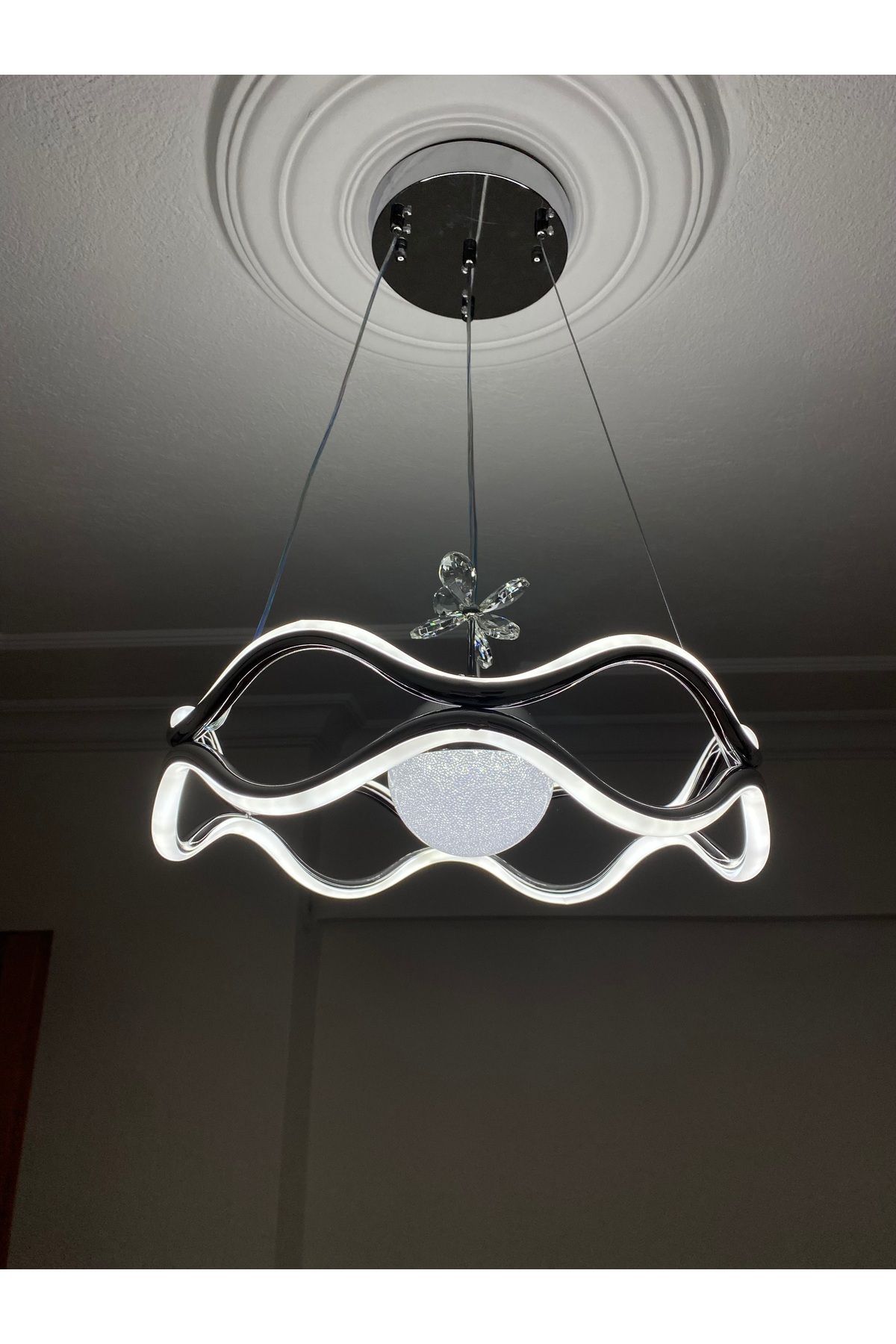 Retro ÇİÇEK MODEL LEDLİ AVİZE