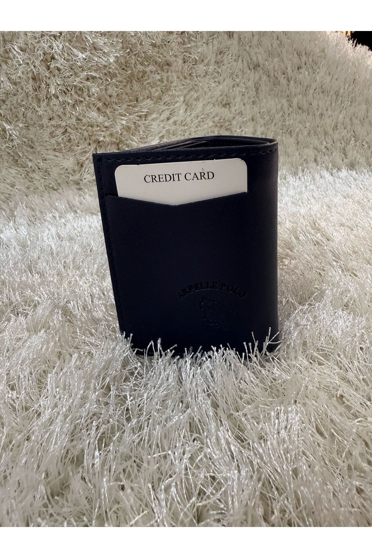 Butik Unisex bay Siyah Deri Cüzdan mekanizmalı kartlık