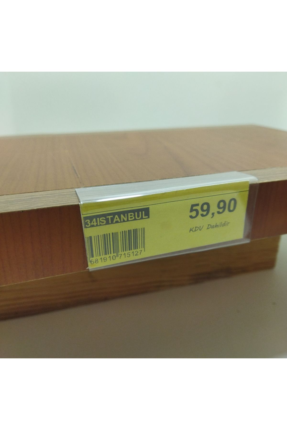 ETİKETLİK FİYATLIK Raf Önü Plastik Etiketlik Rafa Geçme 3x8cm Ebat Fiyatlık 190Adet G Tip