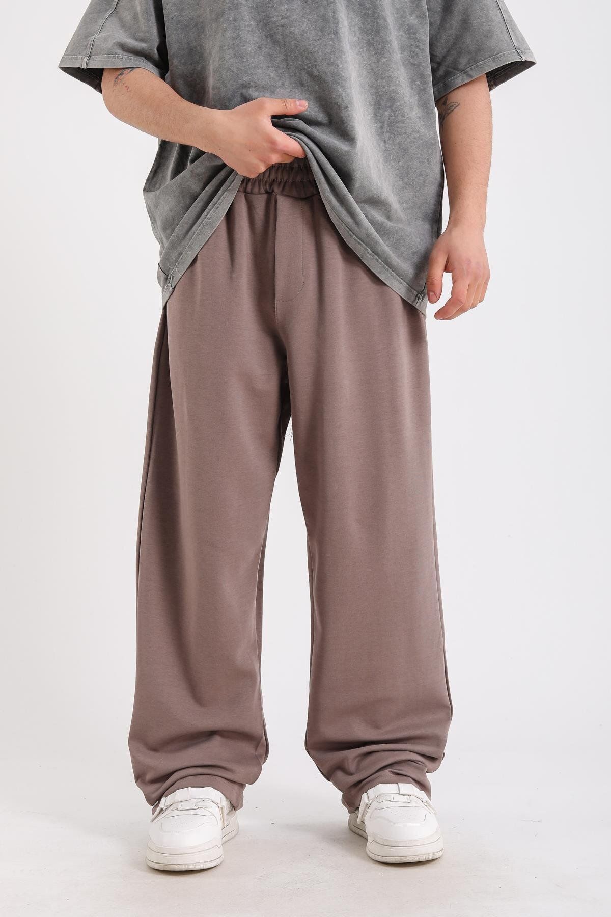 Jr.Crime Kahve Basic Rv Baggy Eşofman Altı