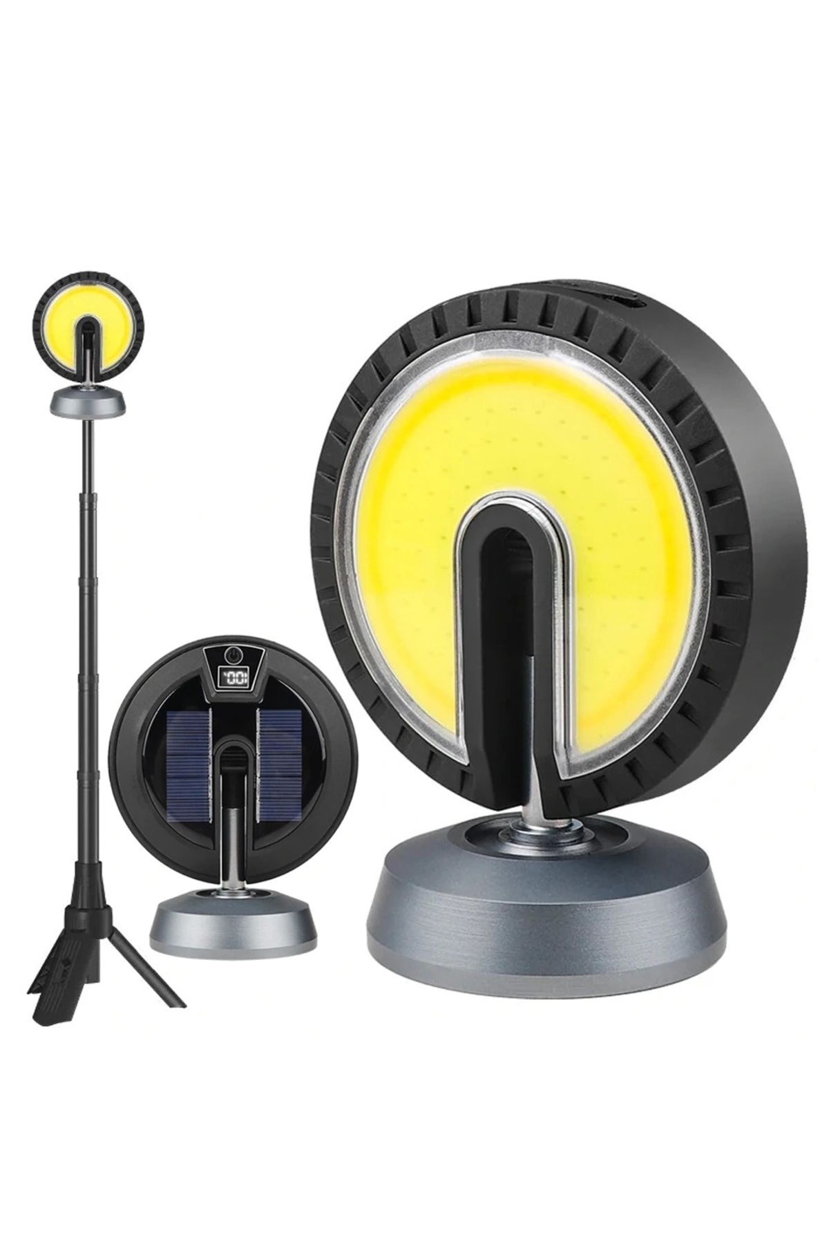 STOREMAX 25 WATT USB - TYPE-C GİRİŞLİ COB LEDLİ TEK YÖNLÜ 180 DERECE SOLAR ÇALIŞMA LAMBASI (5047)