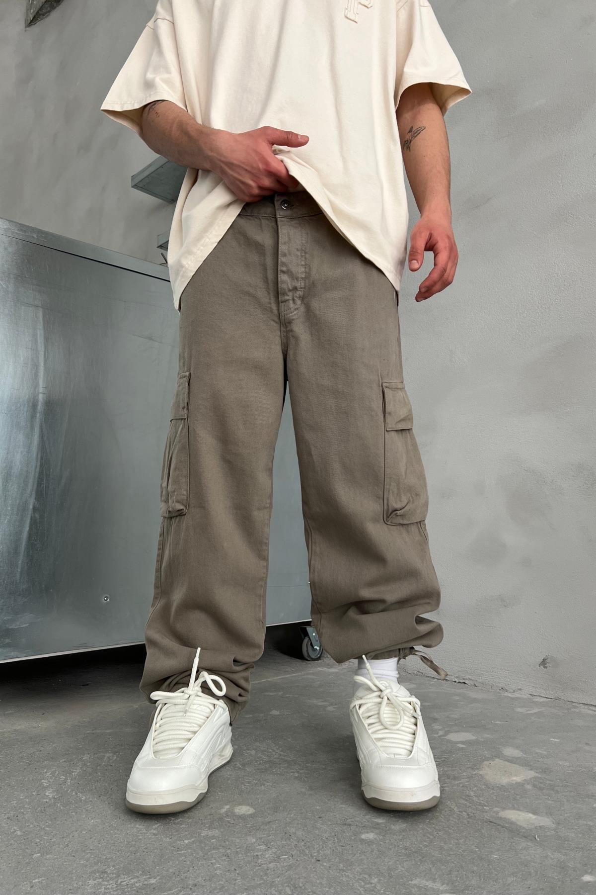 Jr.Crime Çift Cepli Kargo Model Gabardin Pantolon