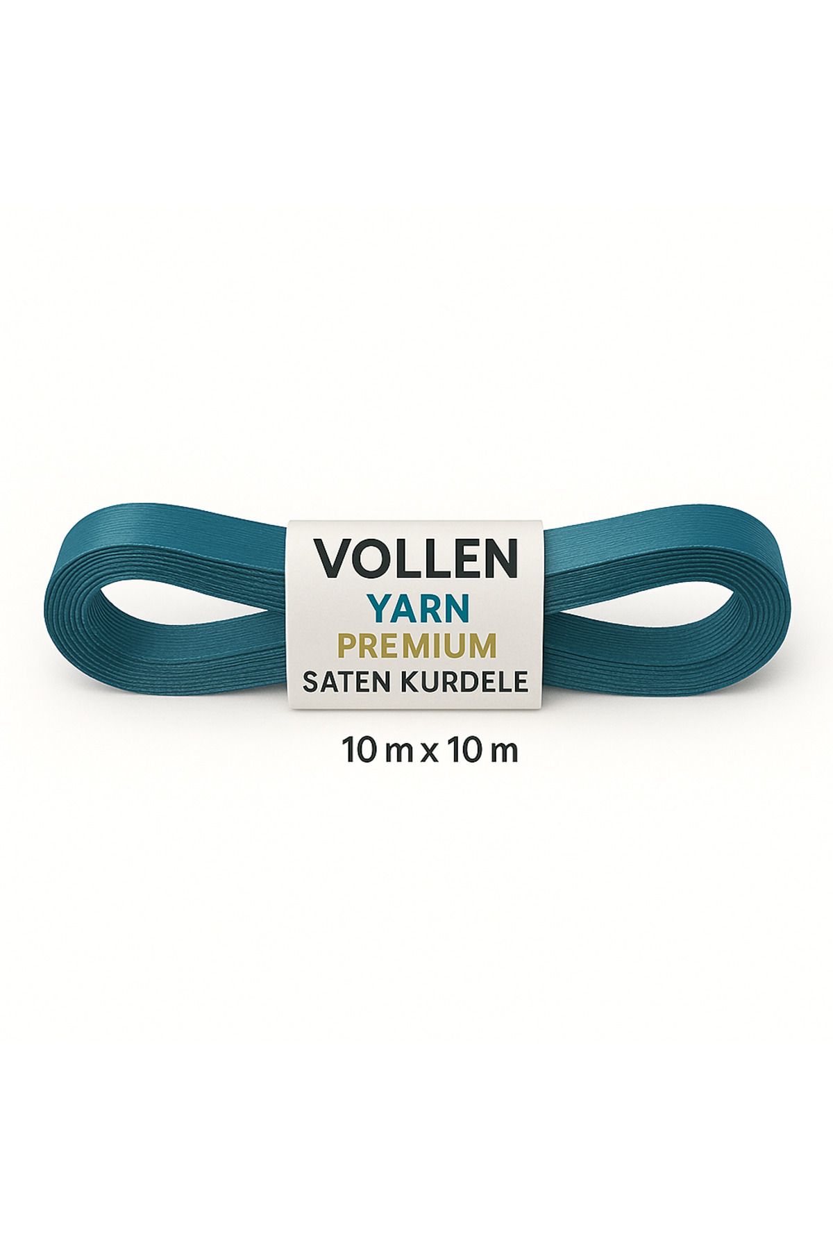 vollen yarn No:2 10 mm 10 mt Saten Kurdele