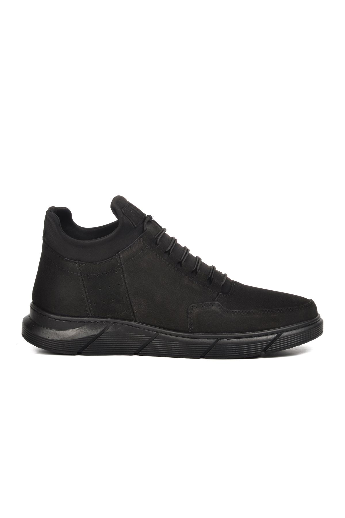 Aspor Siyah Nubuk Sneaker Erkek Bot