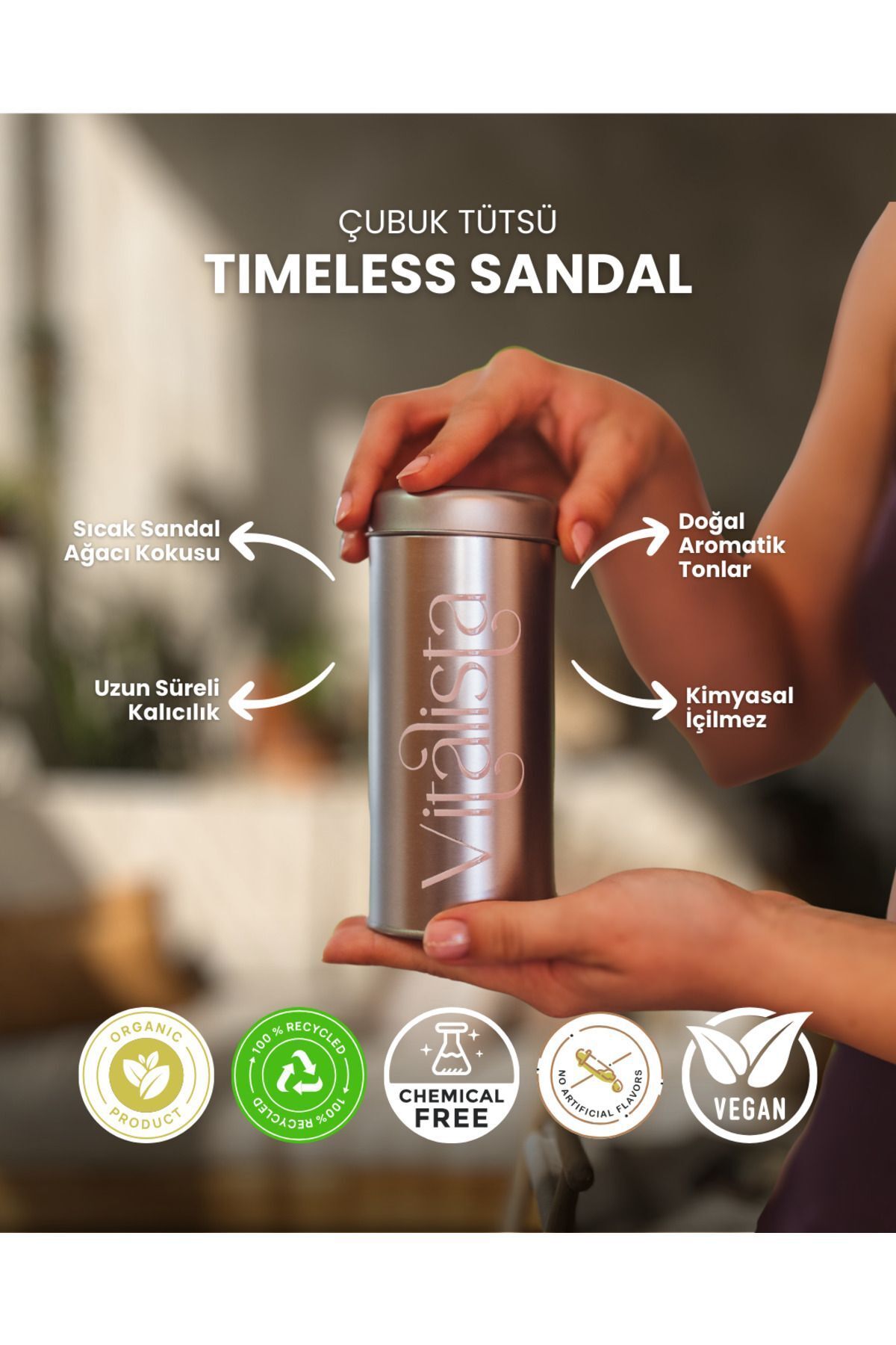 Vitalista Mindful Moments Çubuk Tütsü
