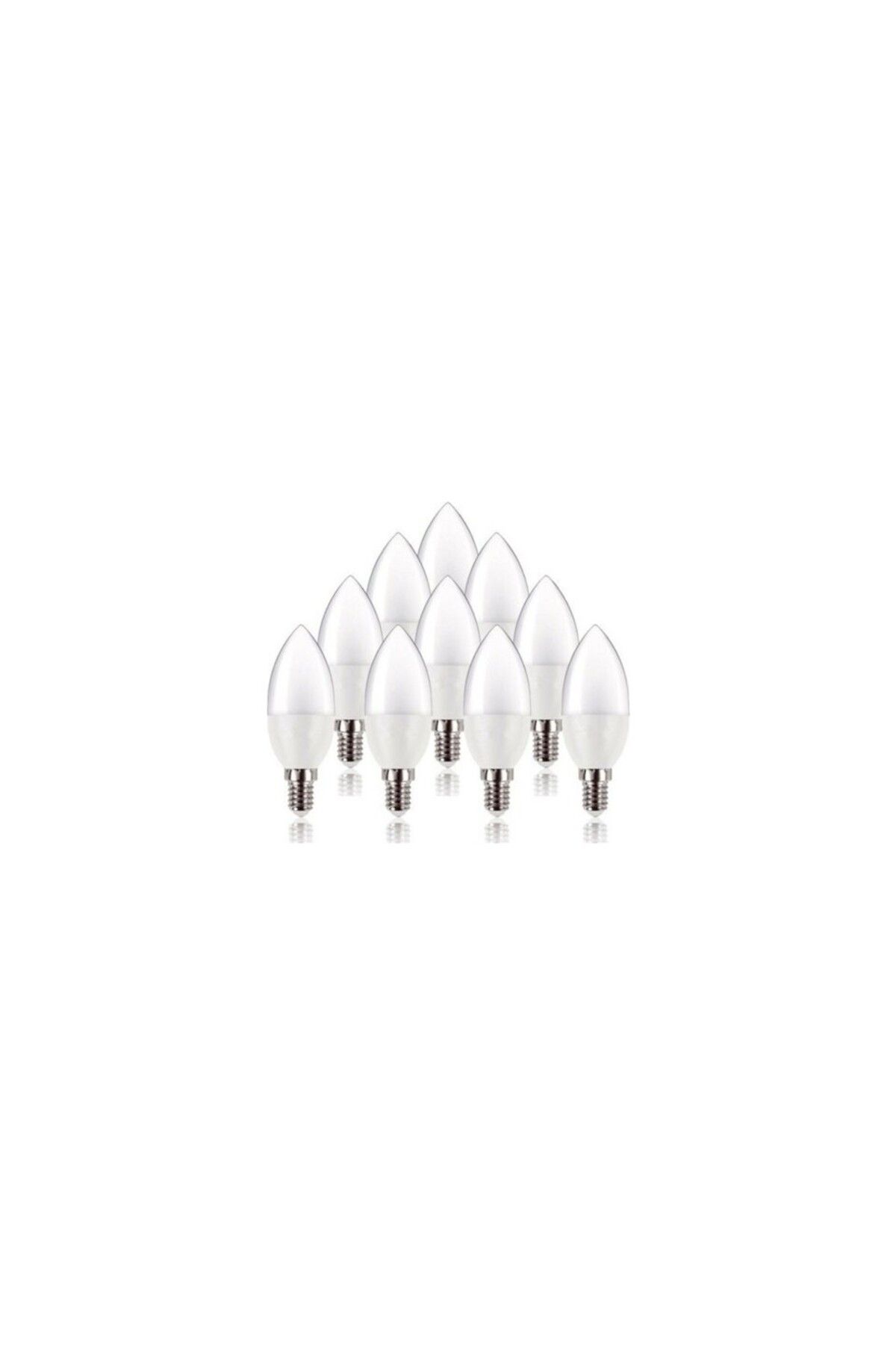 Voltek 10 Adet 7 Watt Buji Led Ampul Sarı Renk E14 Duy