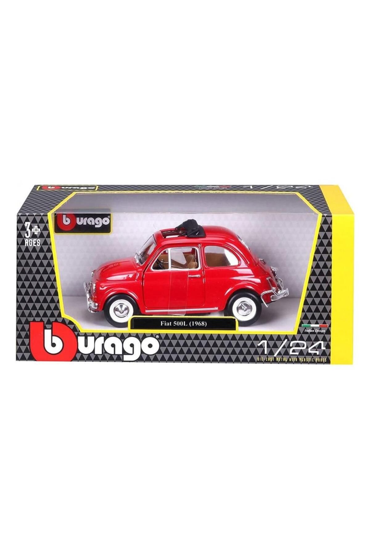 NEZADE STORE 22099 Burago Fiat 500L 168 Kırmızı 1:24 -Sunman