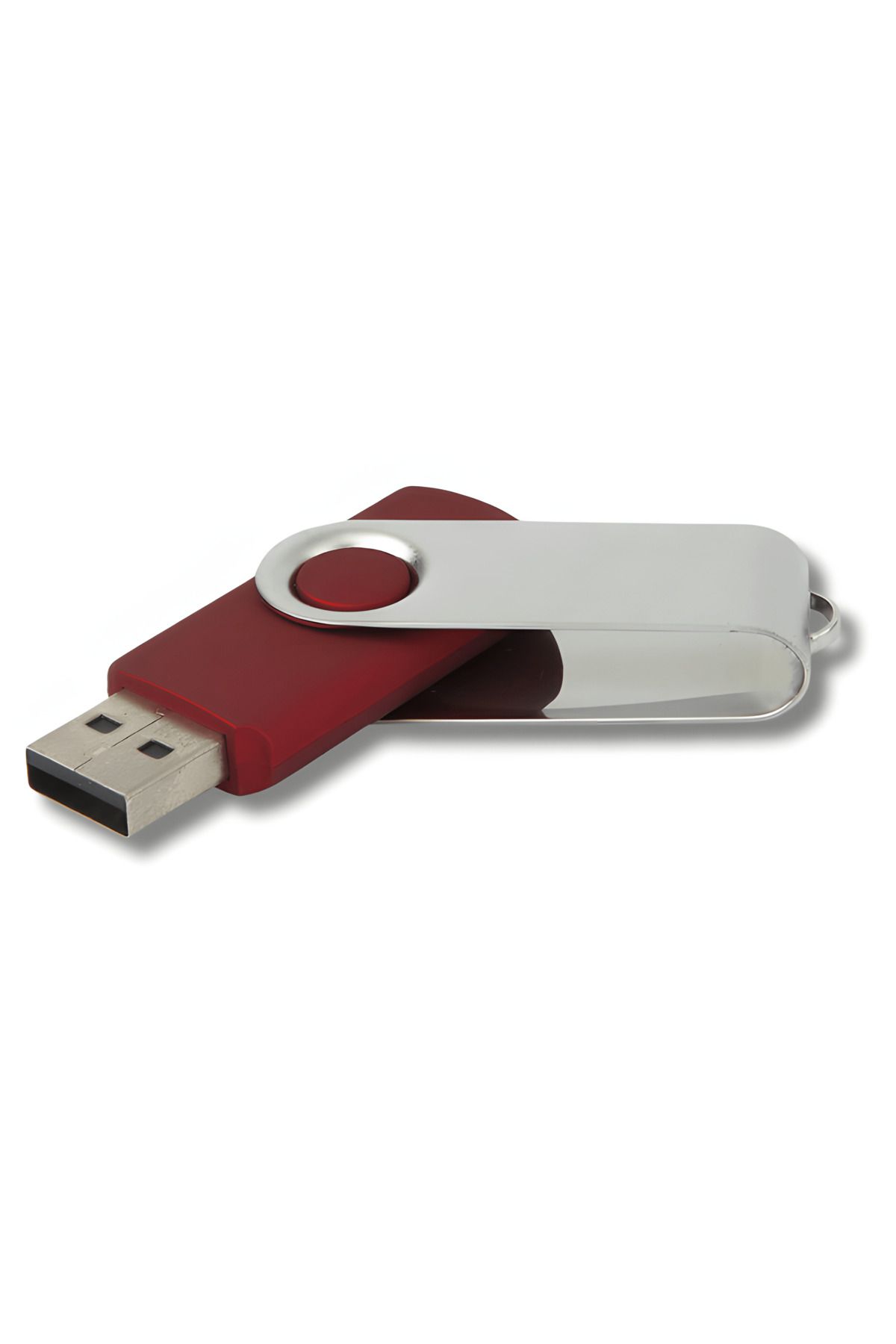TermaCraft Kırmızı Metal Döner Kapaklı USB Bellek - 32 GB