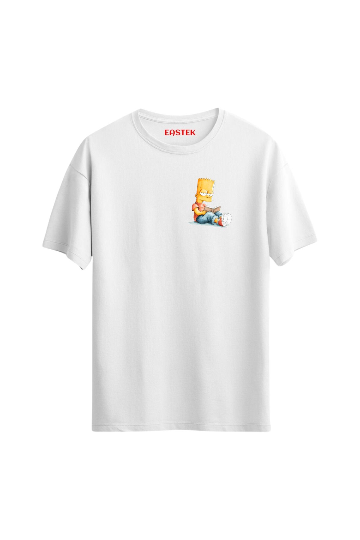 Eastek Cartoon Minimal Baskılı Tasarım T-Shirt