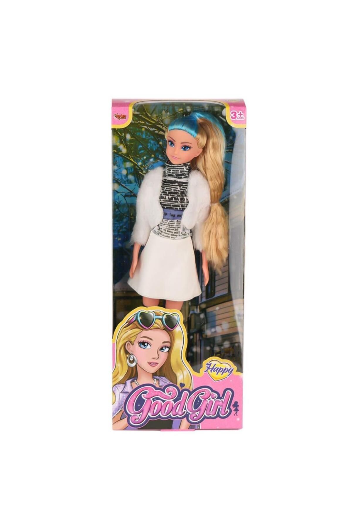 ÖYKÜ VE YİĞİT WG-115521 Ceketli Çizmeli Renkli Saçlı Bebek 29 cm -Vardem Oyuncak