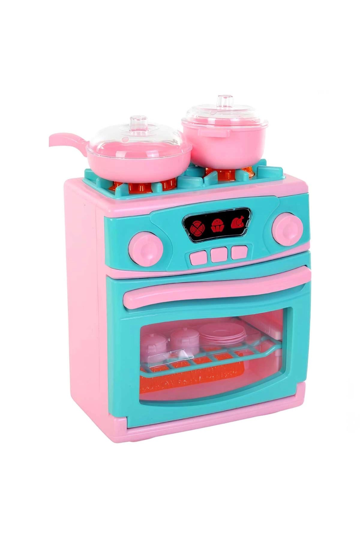 MR RZN STORE Pilli Fırınlı Ocak Set 02609