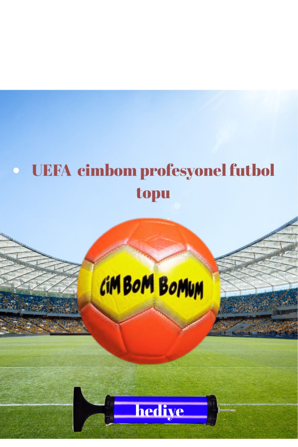 starex Uefa Şampiyonlar Ligi Futbol Topu Cimbomlu Süperlig 430 gram Kaliteli Maç Ve Antreman Pompa Hediyeli