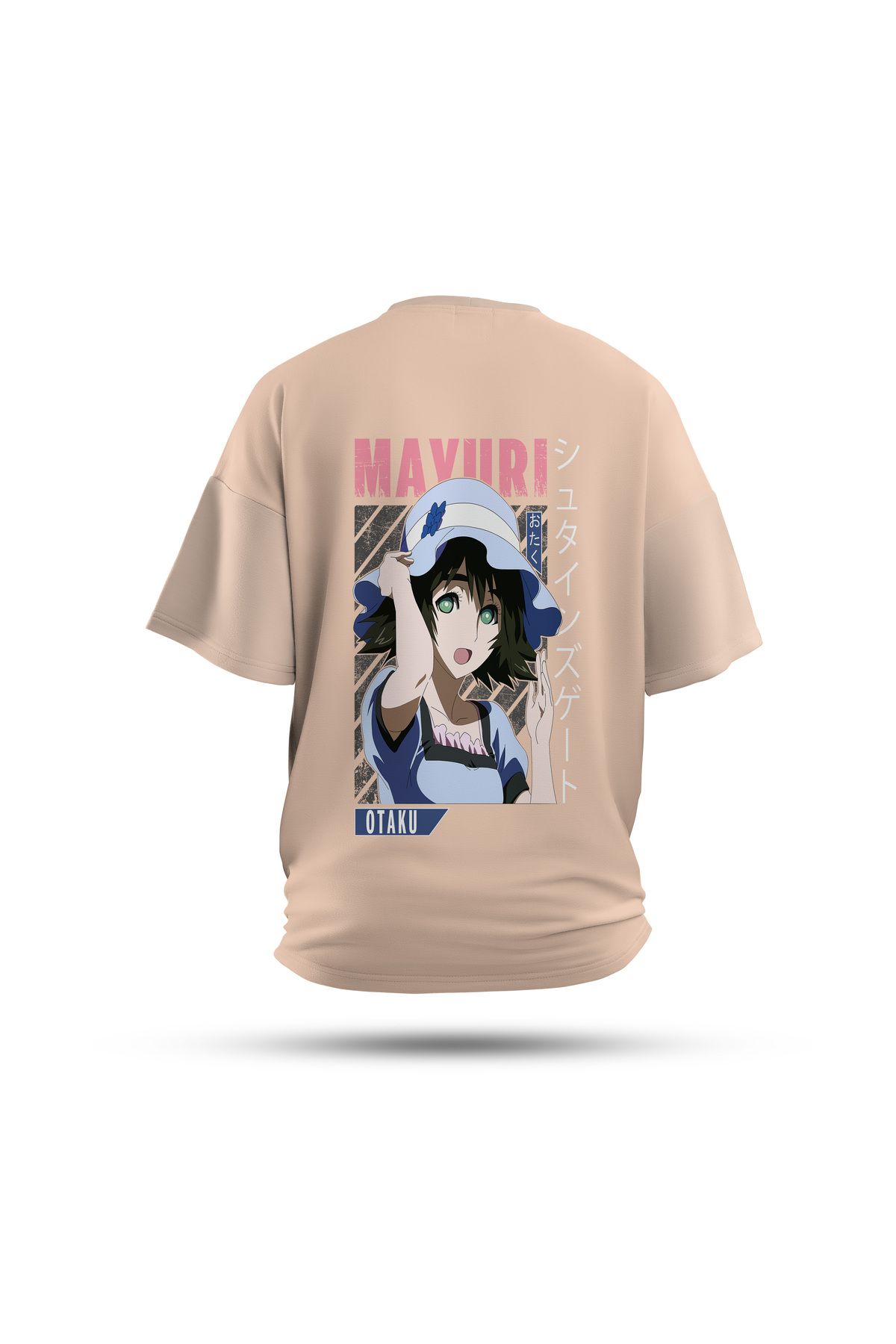 Zestia Unisex T-Shirt, Food Wars Anime Sırt Baskılı, Regular, %100 Pamuk, Krem T-Shirt No: 00159