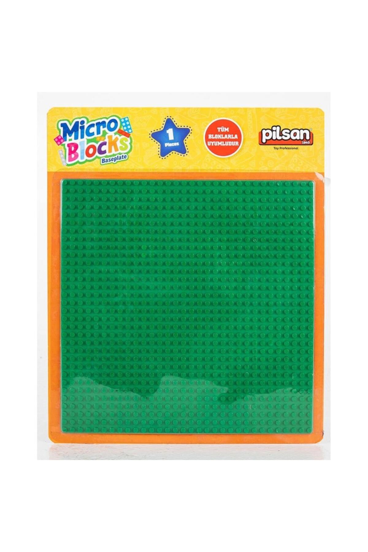 MR RZN STORE 03 627 Pil san Micro Blok Oyun Tablası Yeşil