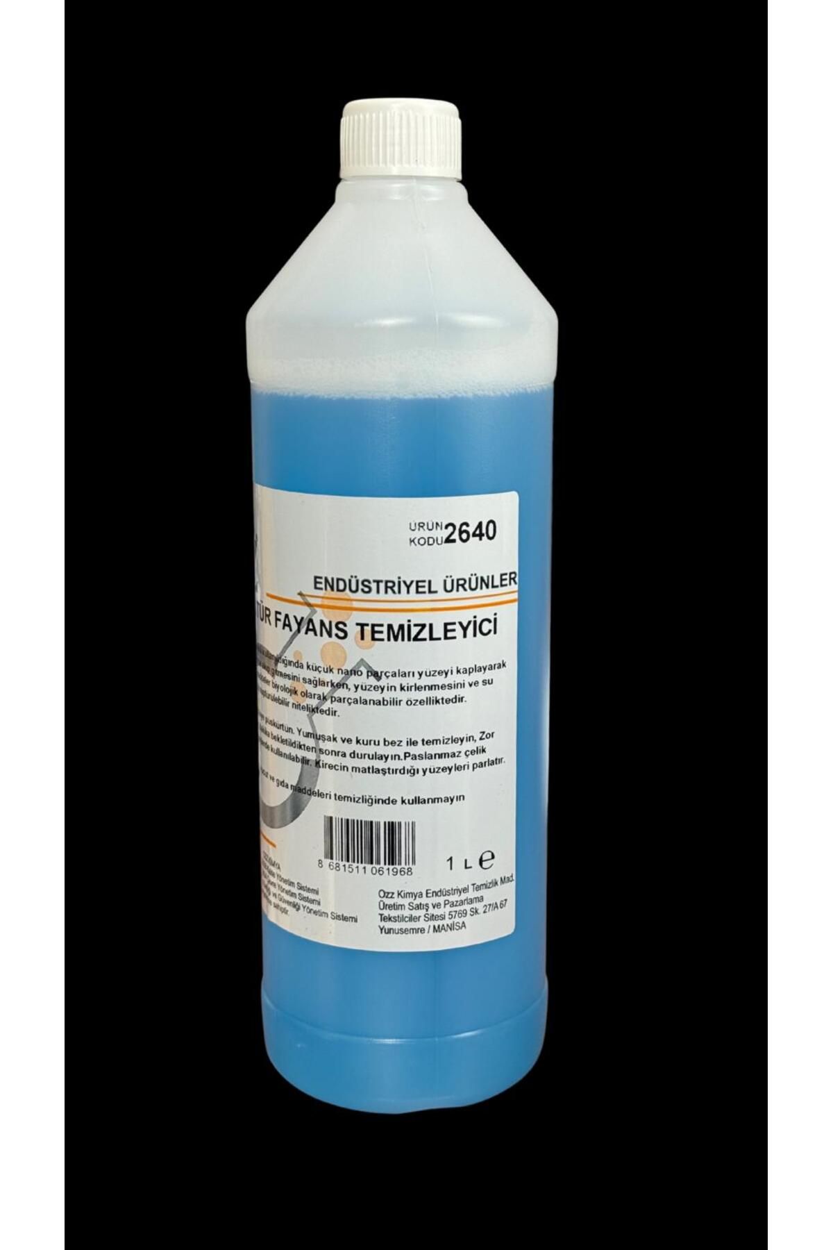 Dr.Ozz 2640 Fayans Temizleyici Lavabo Klozet Fayans Arası Derz Temizleyici Tuvalet Taşı Temizleyici 1Lt