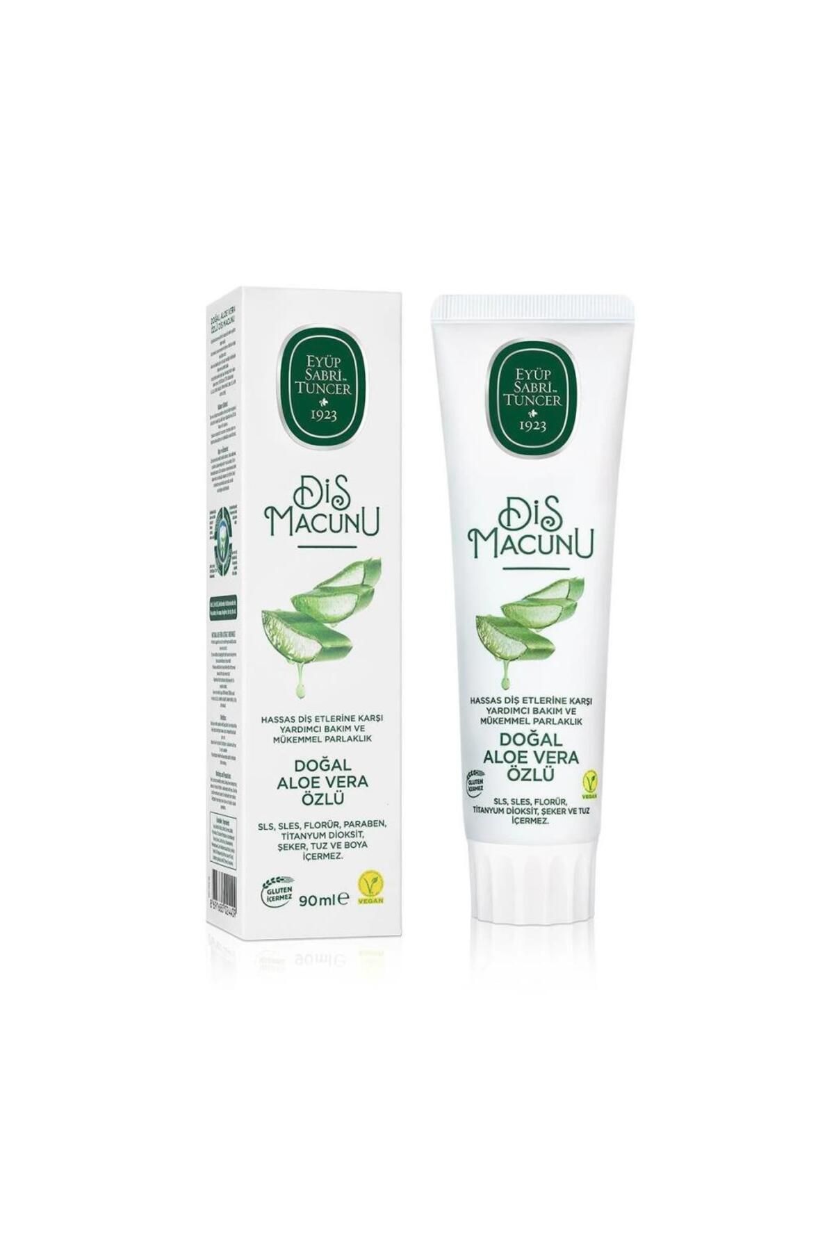 Toptan Bulurum Eyüp Sabri Tuncer Doğal Diş Macunu 90 Gr Aloe Vera