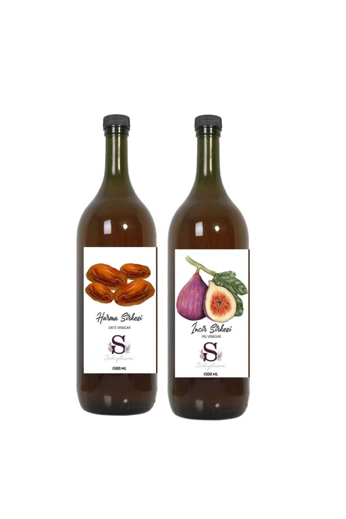Süheylaana Doğal Hurma Sirkesi 1500 Ml - Doğal İncir Sirkesi 1500 Ml