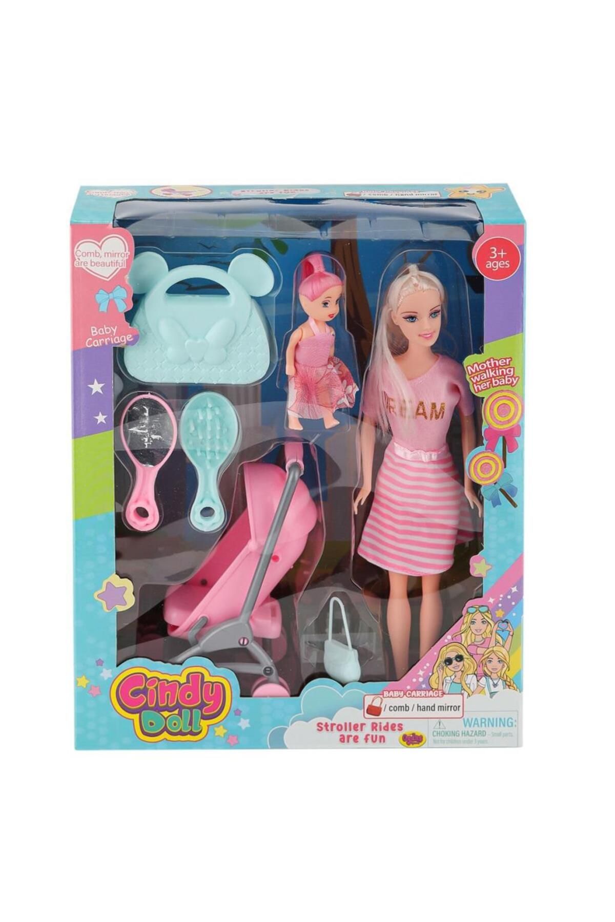 NEZADE STORE 02426 Anlily Pusetli Bebek -Oydaş Oyuncak