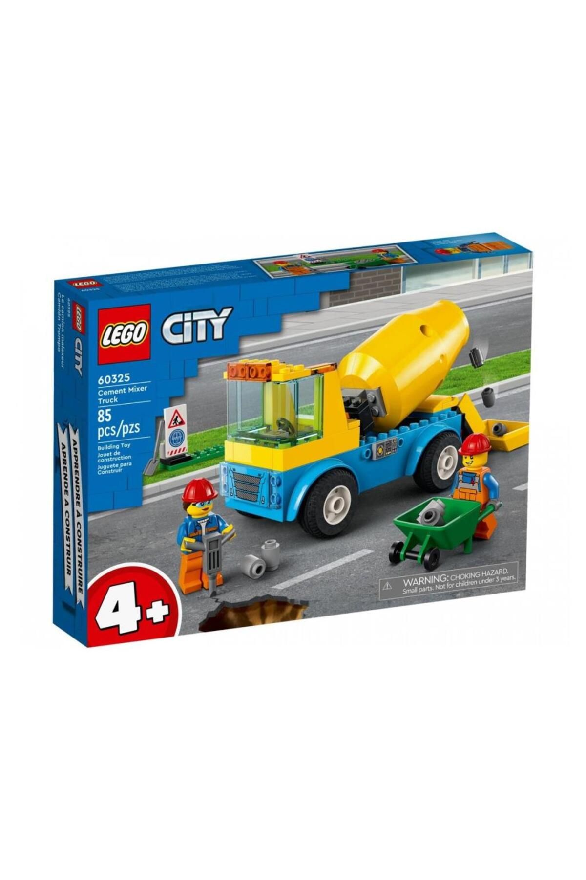 MR RZN STORE 60325 LE GO City - Beton Mikseri 85 parça +4 yaş