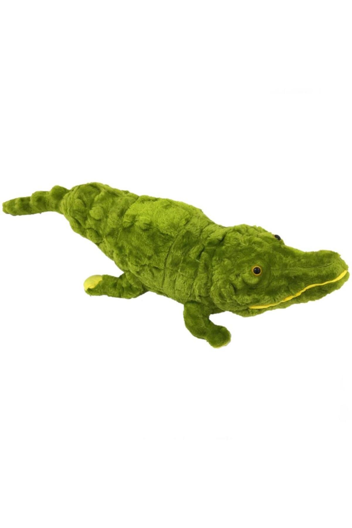 MR RZN STORE Yeşil Timsah Peluş 95 cm.