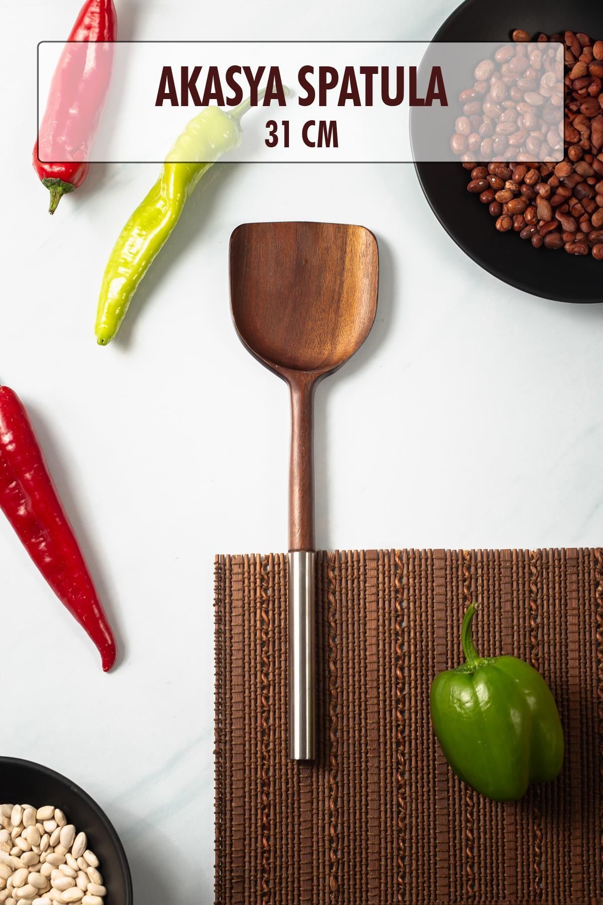 Shop58 Akasya Servis Spatulası & Sunum Spatulası
