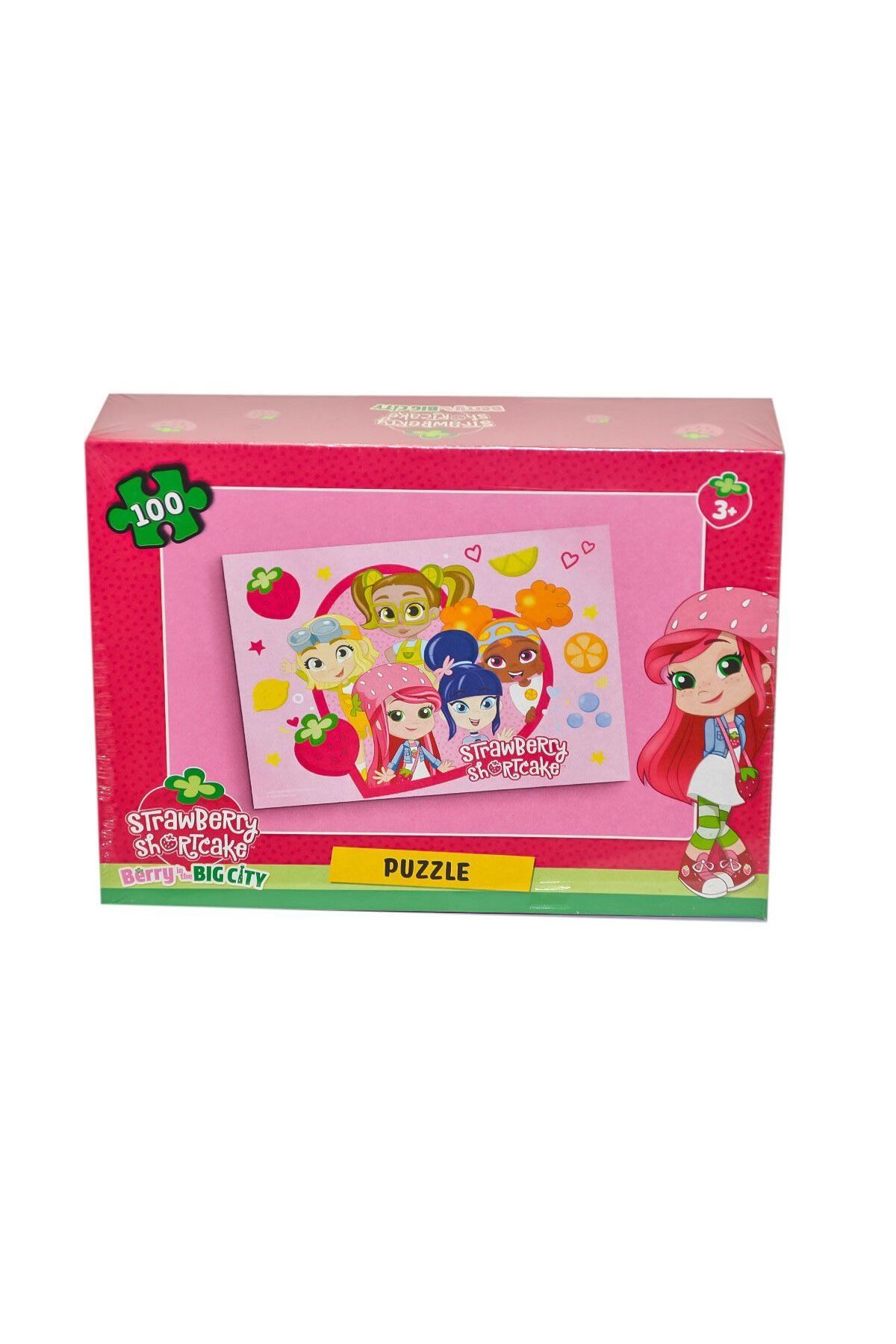 TimeStart CK7909 Çilek Kız 100 Parça Puzzle - Laço Kids - Utku Oyuncak