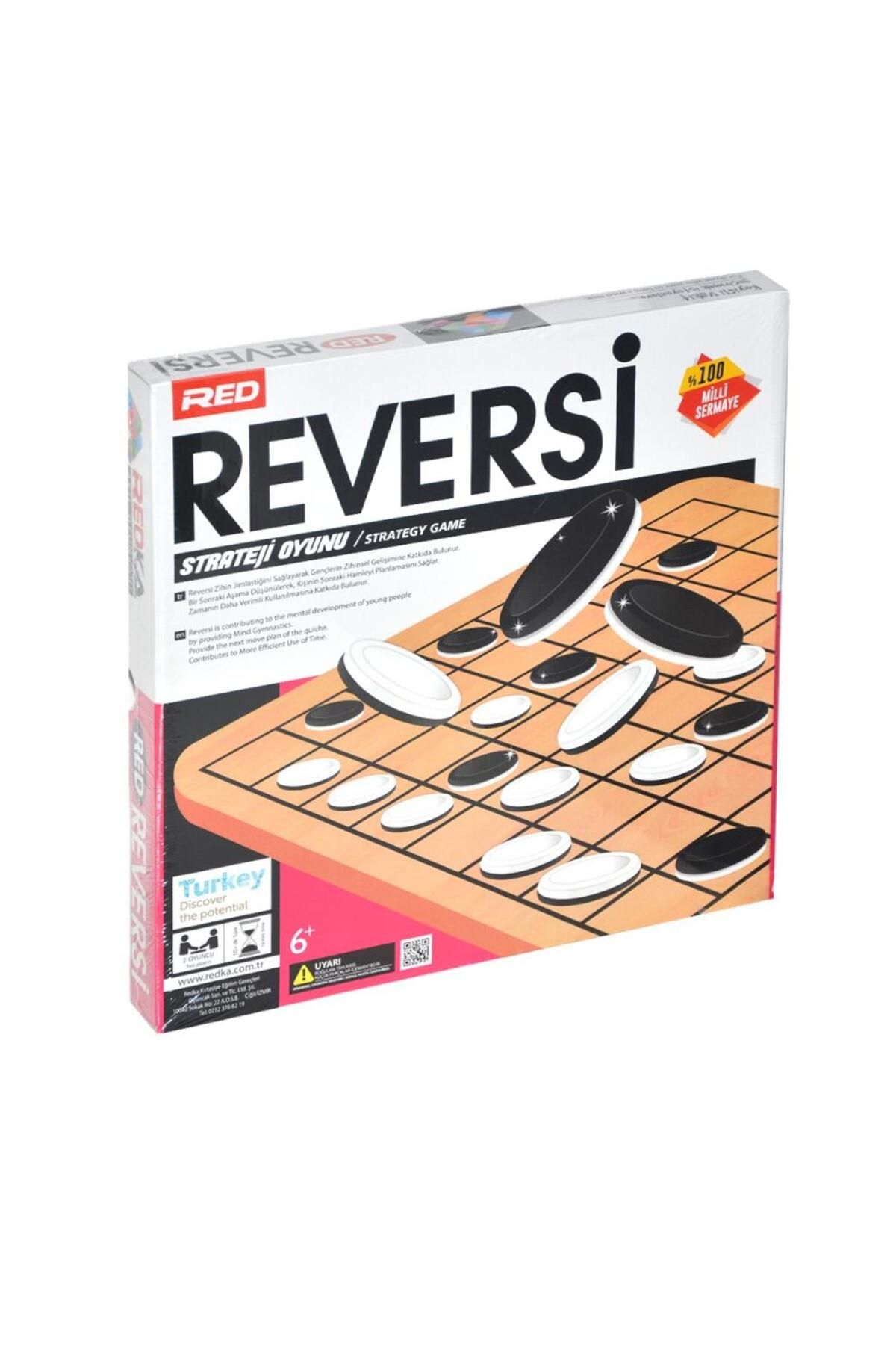 MR RZN STORE 5128 Red ka Ahşap Reversi