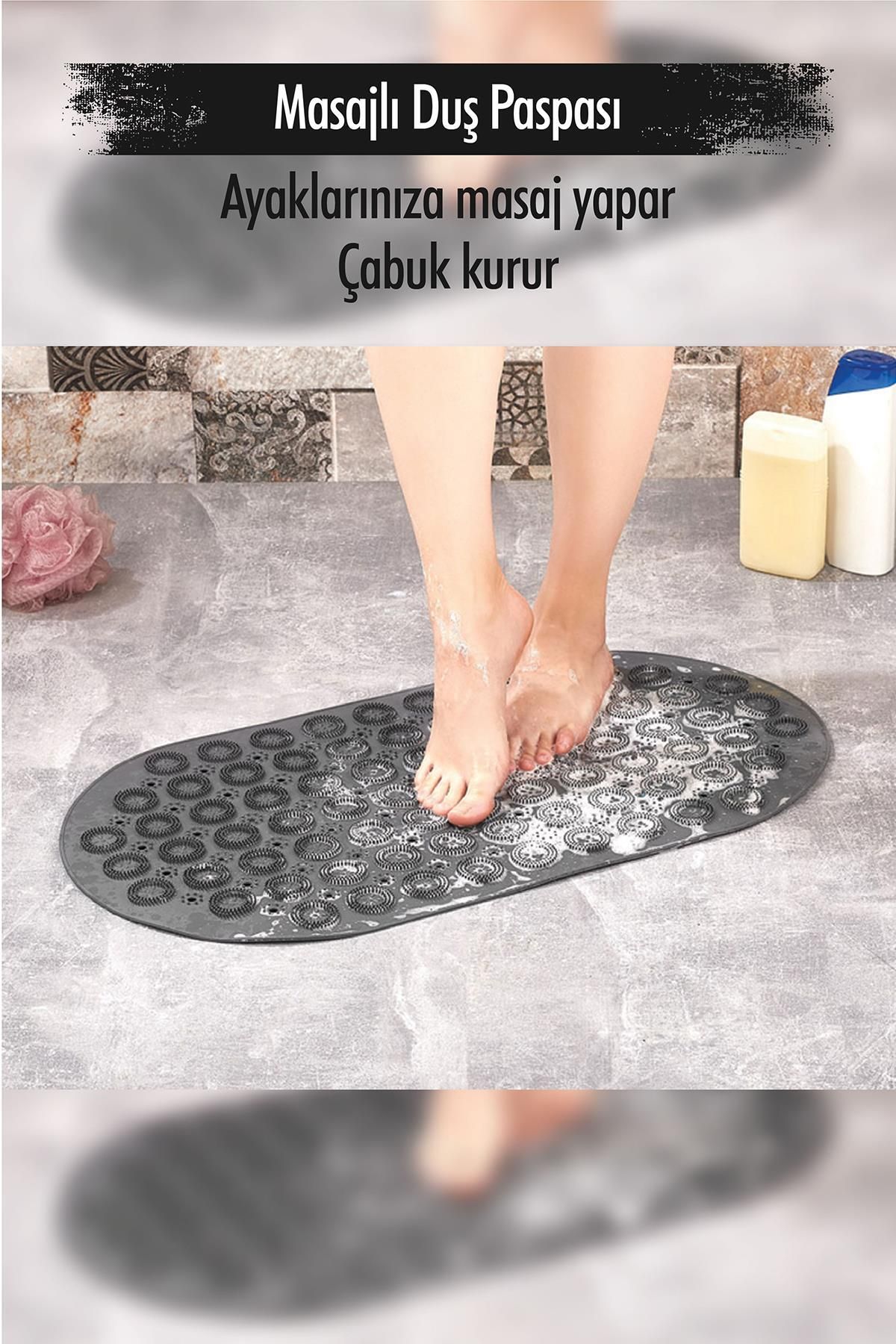 Shop58 Silikon Masajlı Duş Paspası