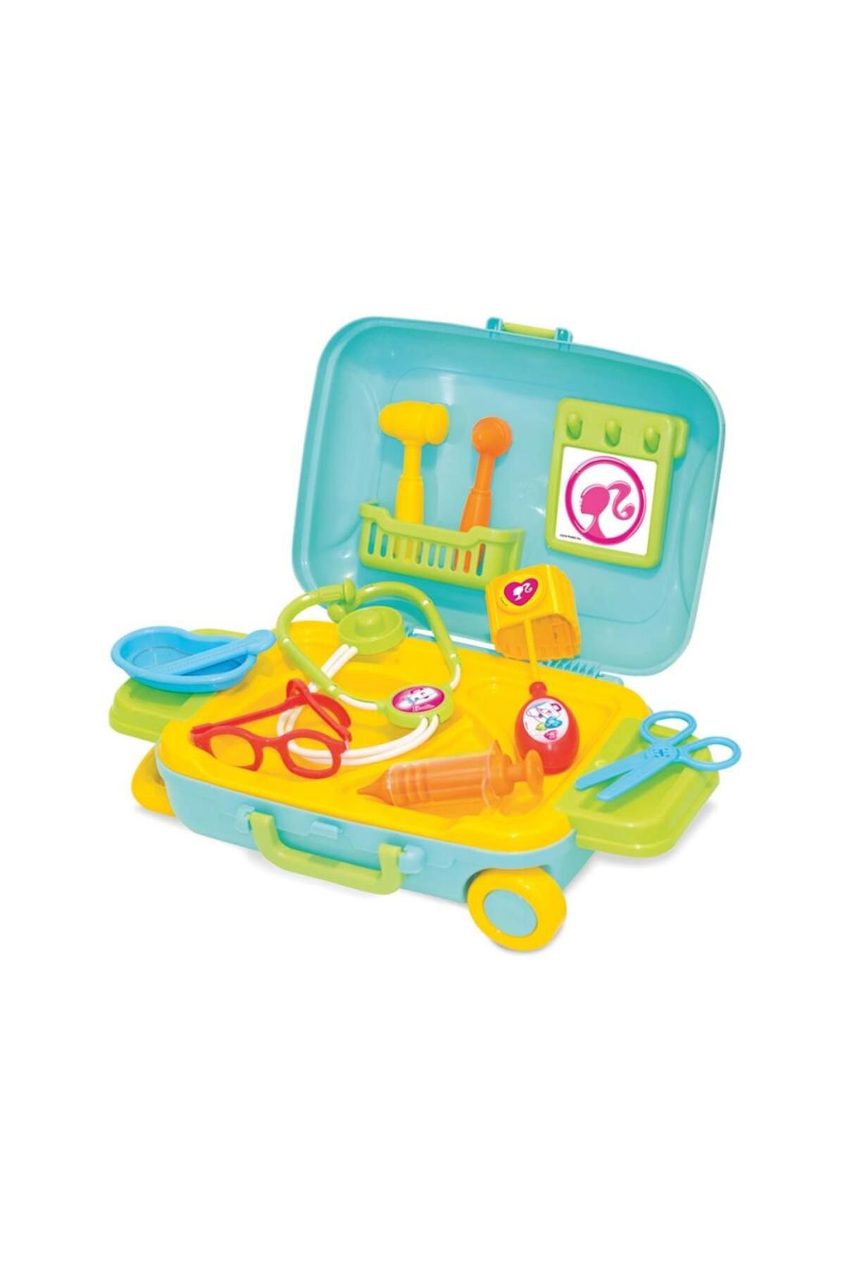 MR RZN STORE 03480 Bar bie Doktor Set Bavulum