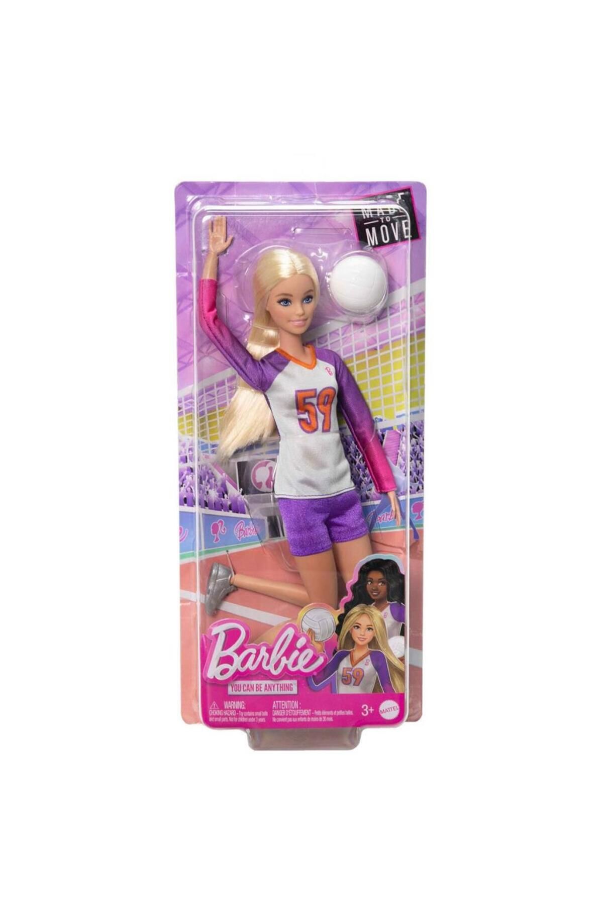 MR RZN STORE NessiWorld HKT72 Bar bie Voleybol Oyuncusu