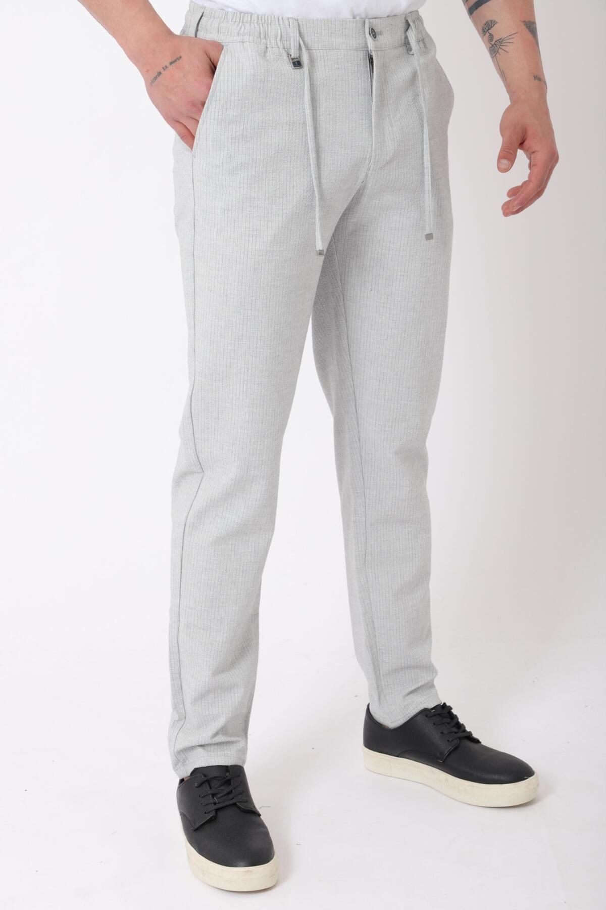 Stilkombin-Elastic Waist Hitit Model Jogger Pants Cpt-1_0397 3