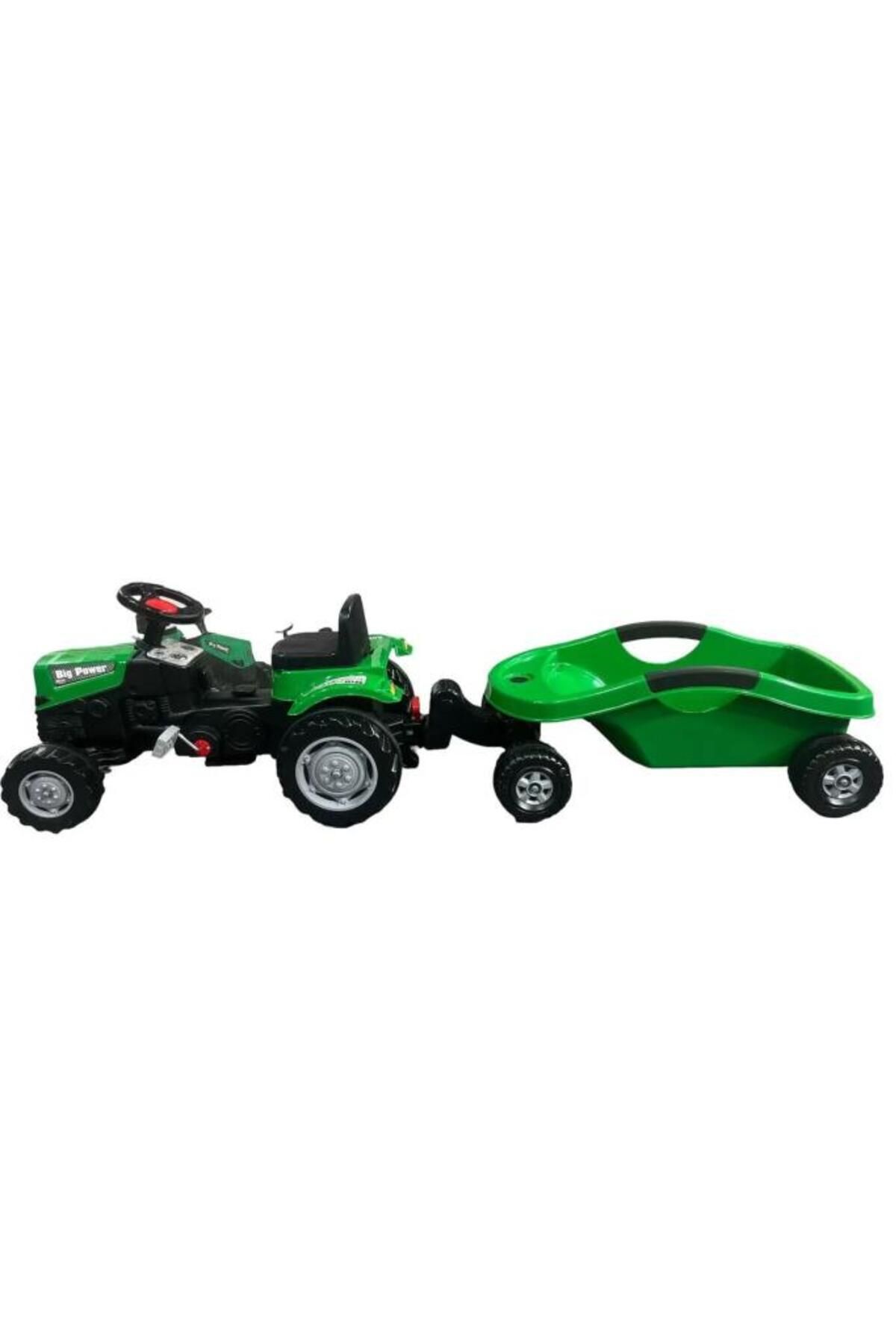 MR RZN STORE Pil san Power Pedallı Big Trolley Traktör 07-320
