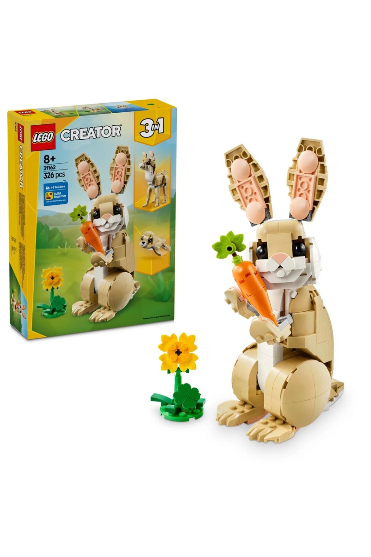 MR RZN STORE LE GO Creator 3 ü 1 Arada Sevimli Tavşan Oyun Seti 31162