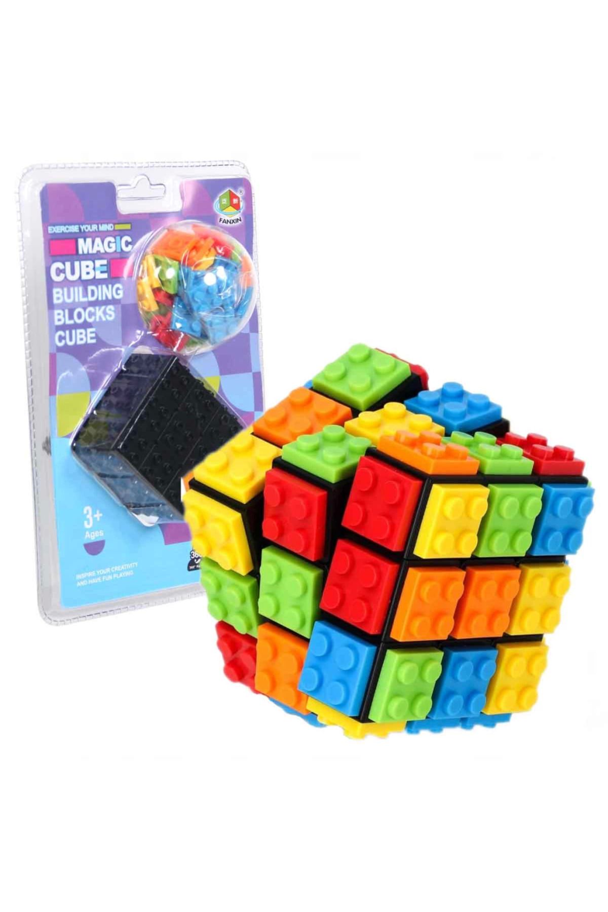 MR RZN STORE Magic Cube Le go Parçalı Eğitici Sabır Küpü