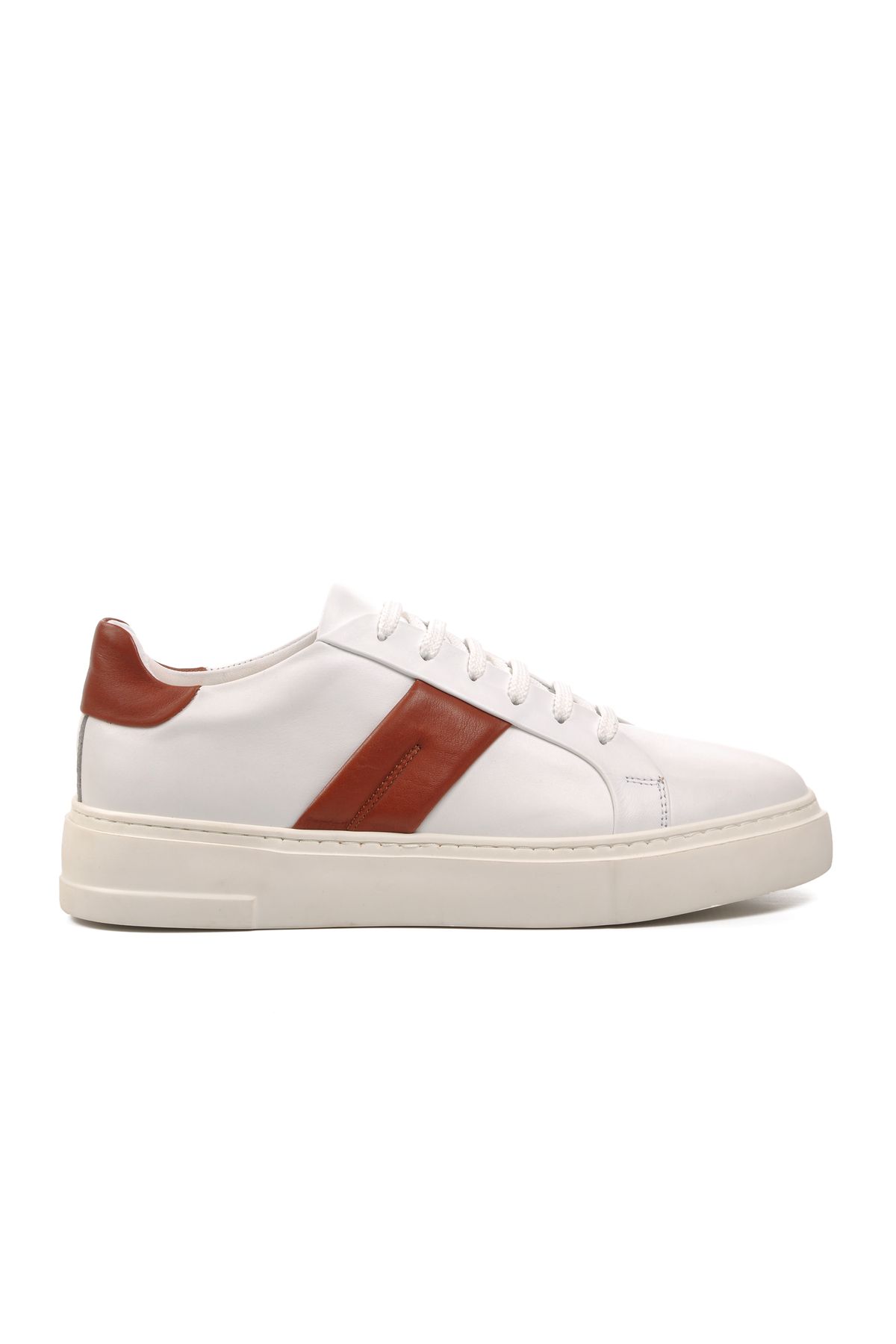 Aspor Beyaz Taba Erkek Sneaker Ayakkabı
