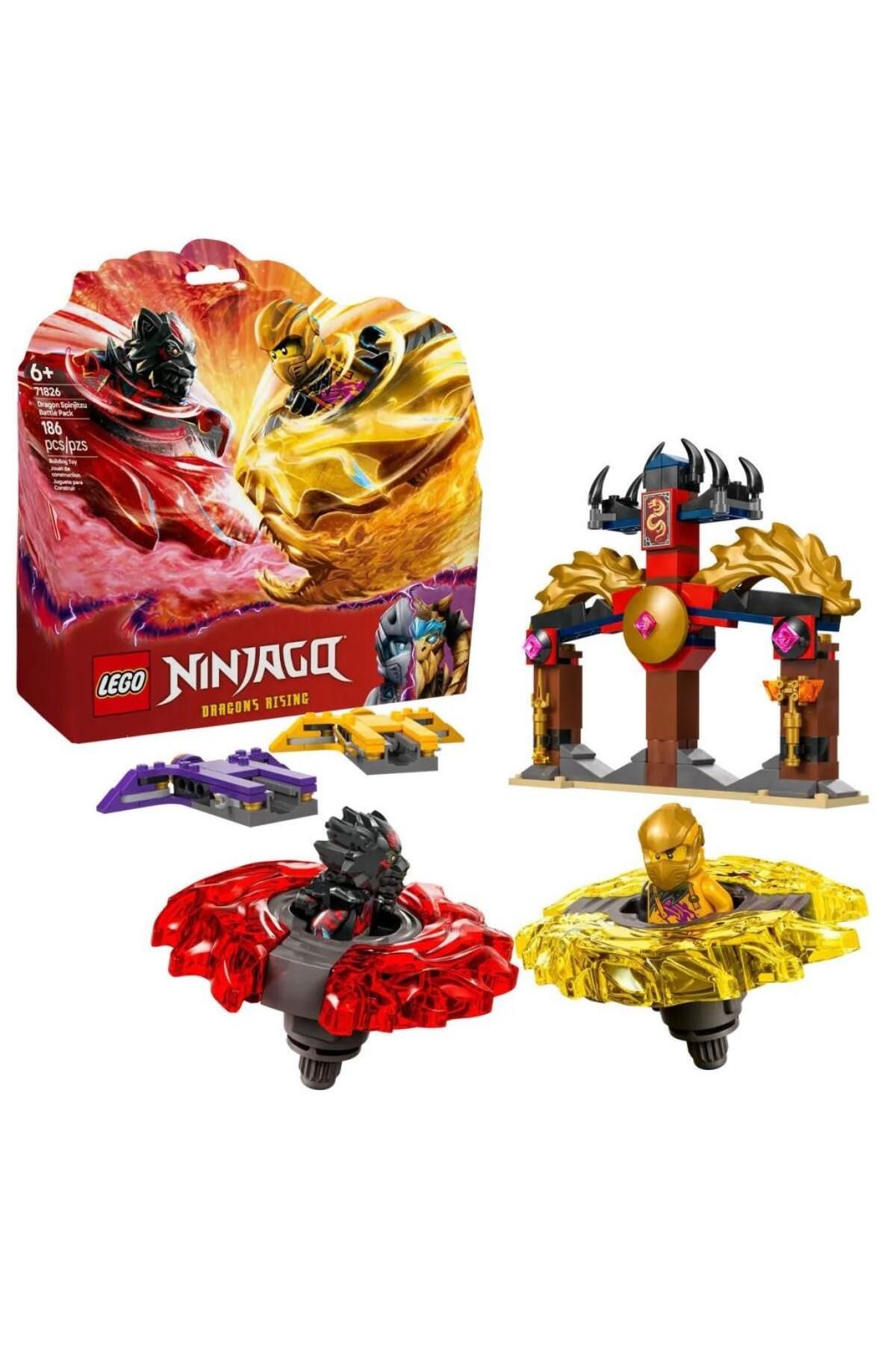 MR RZN STORE 71826 LE GO Ninjago Ejderha Spinjitzu Savaş Paketi parça + yaş