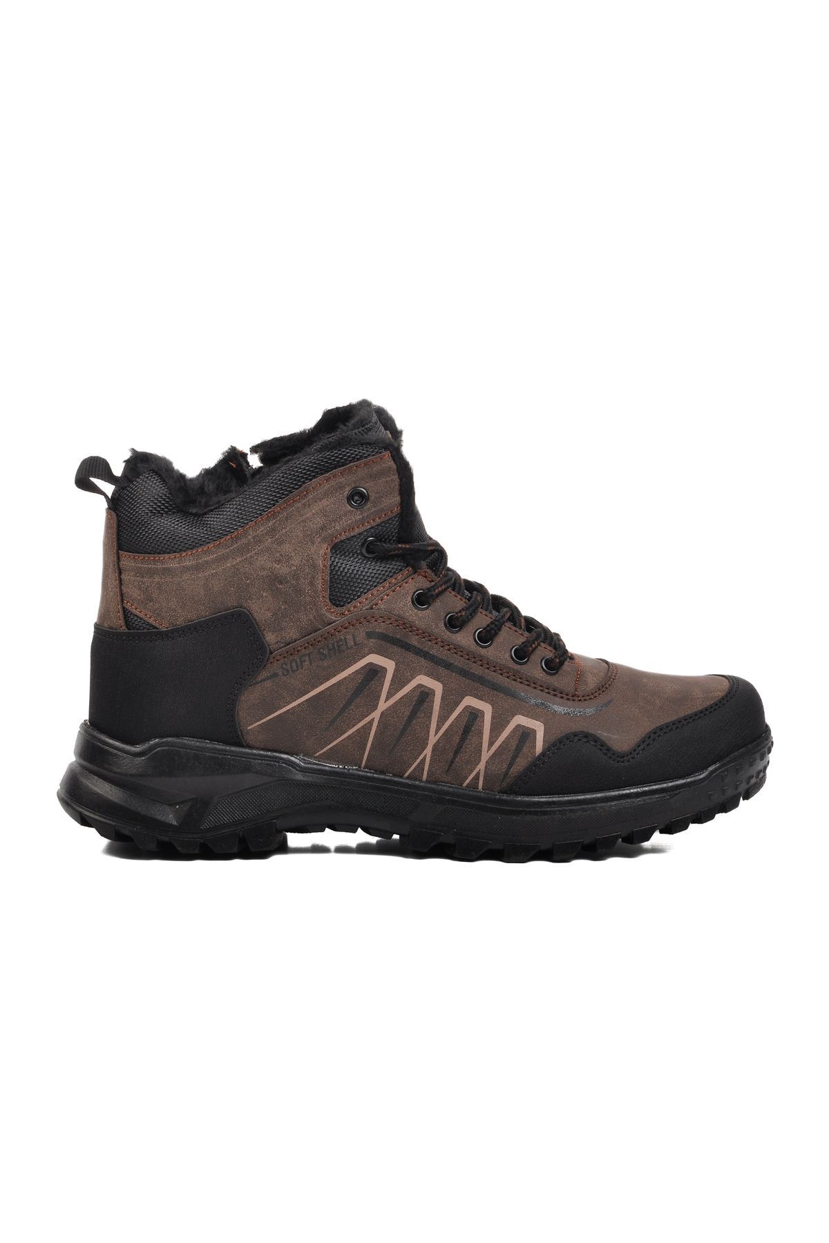 Aspor Kahve Siyah Trekking Outdoor Bot